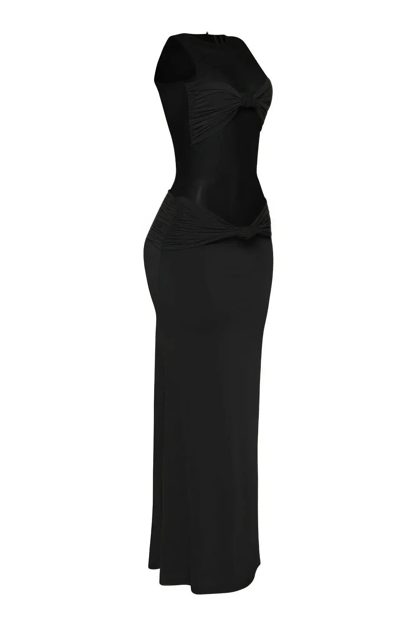 Mesh Contrast Rube Maxi Dress - Mr Lou’s Place