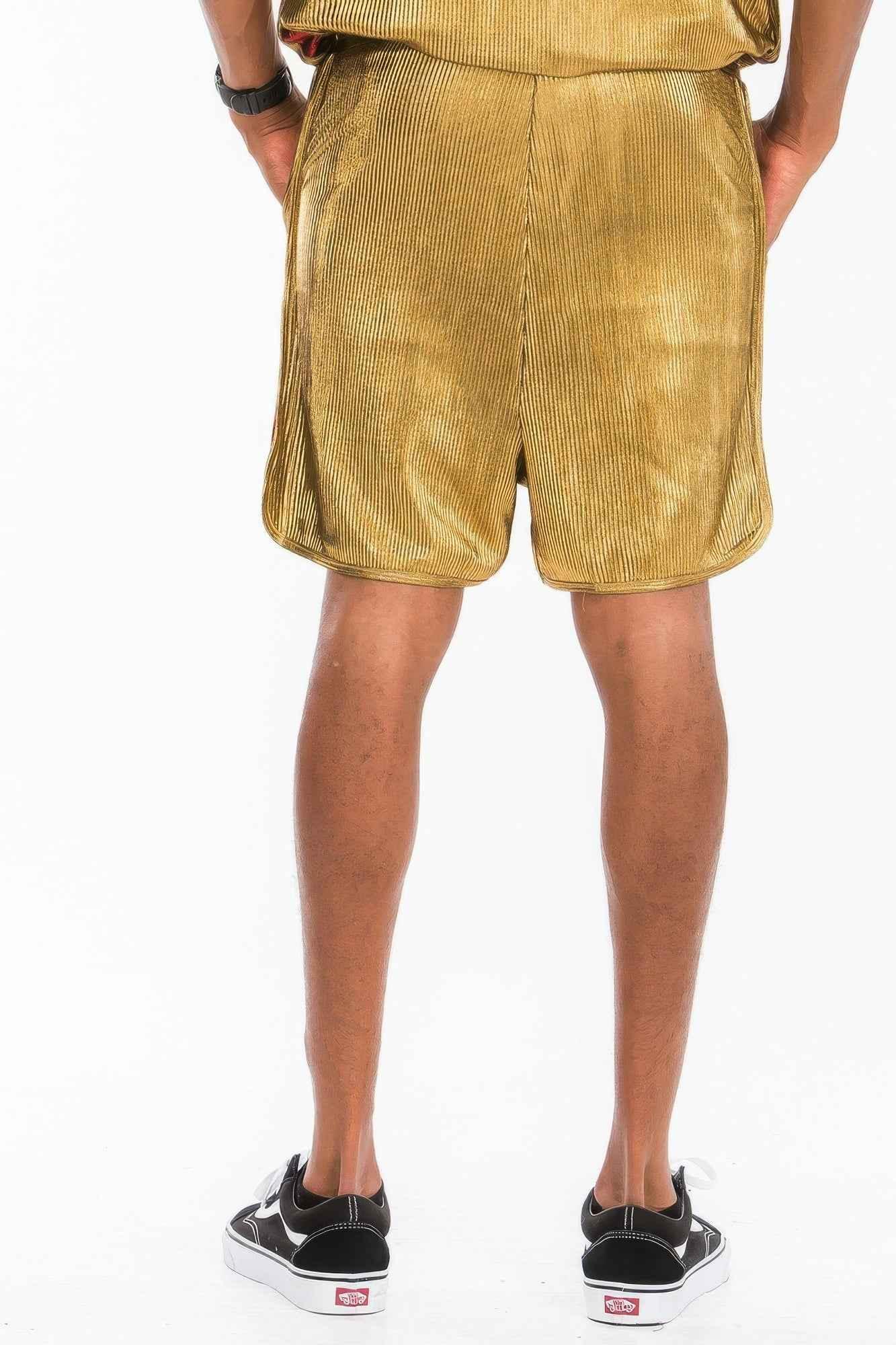 Metallic Flick Shorts - Mr Lou’s Place