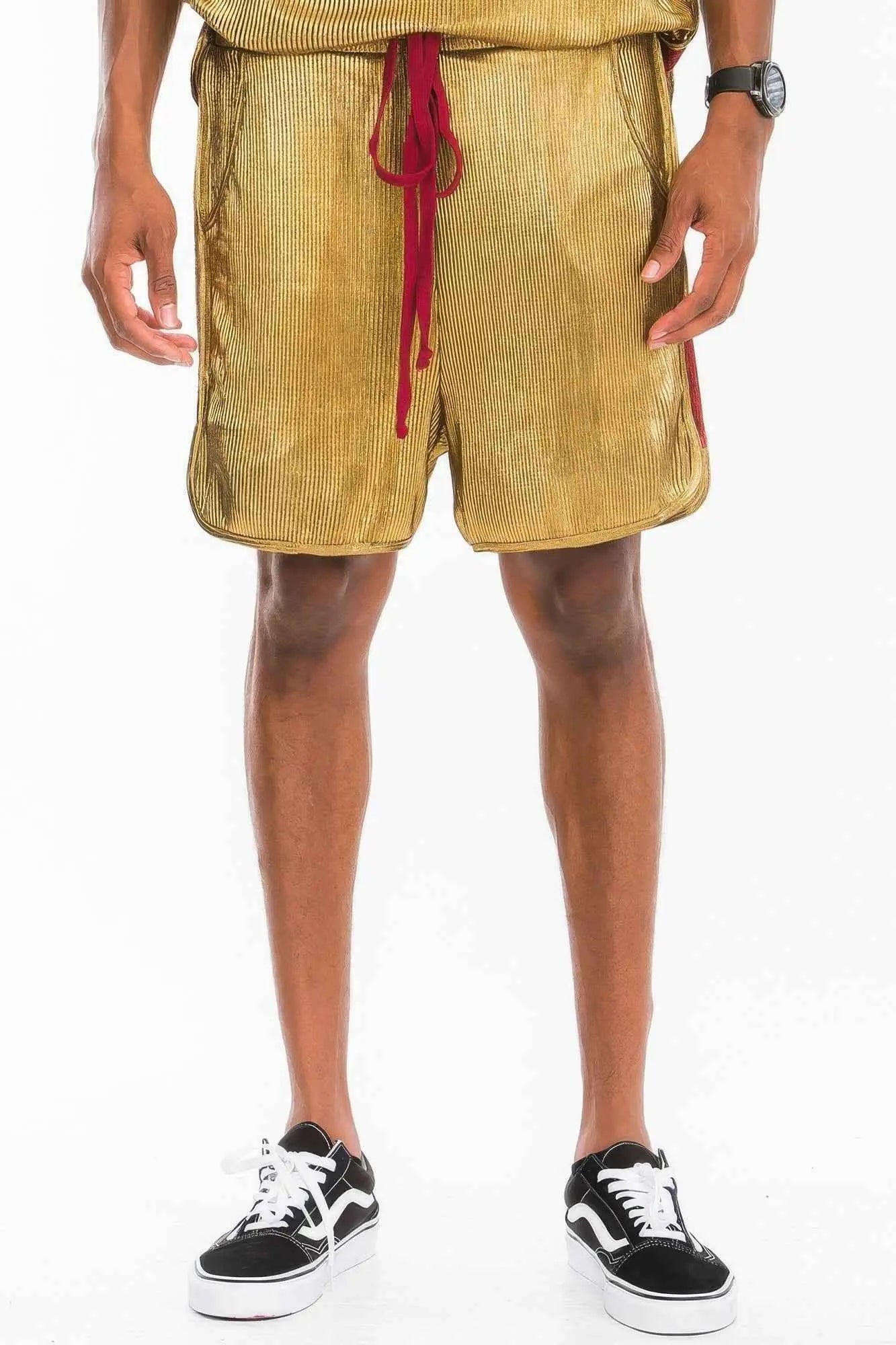 Metallic Flick Shorts - Mr Lou’s Place