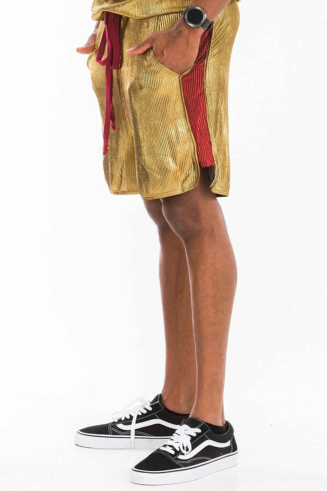 Metallic Flick Shorts - Mr Lou’s Place
