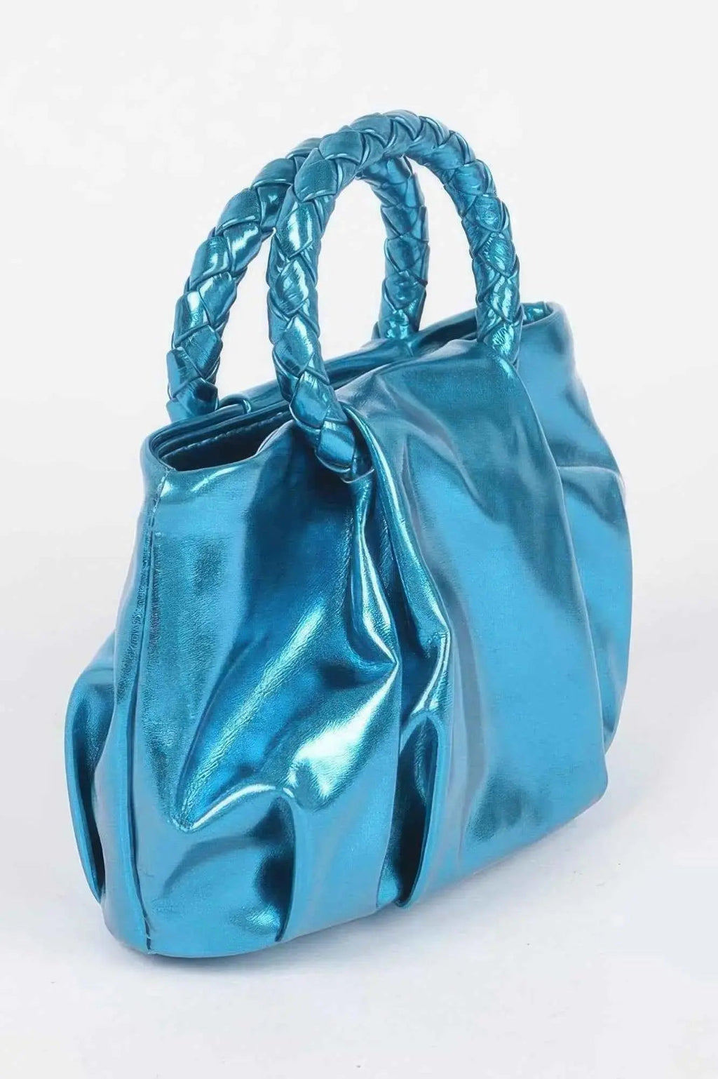 Metallic Top Handle Crossbody Bag - Mr Lou’s Place