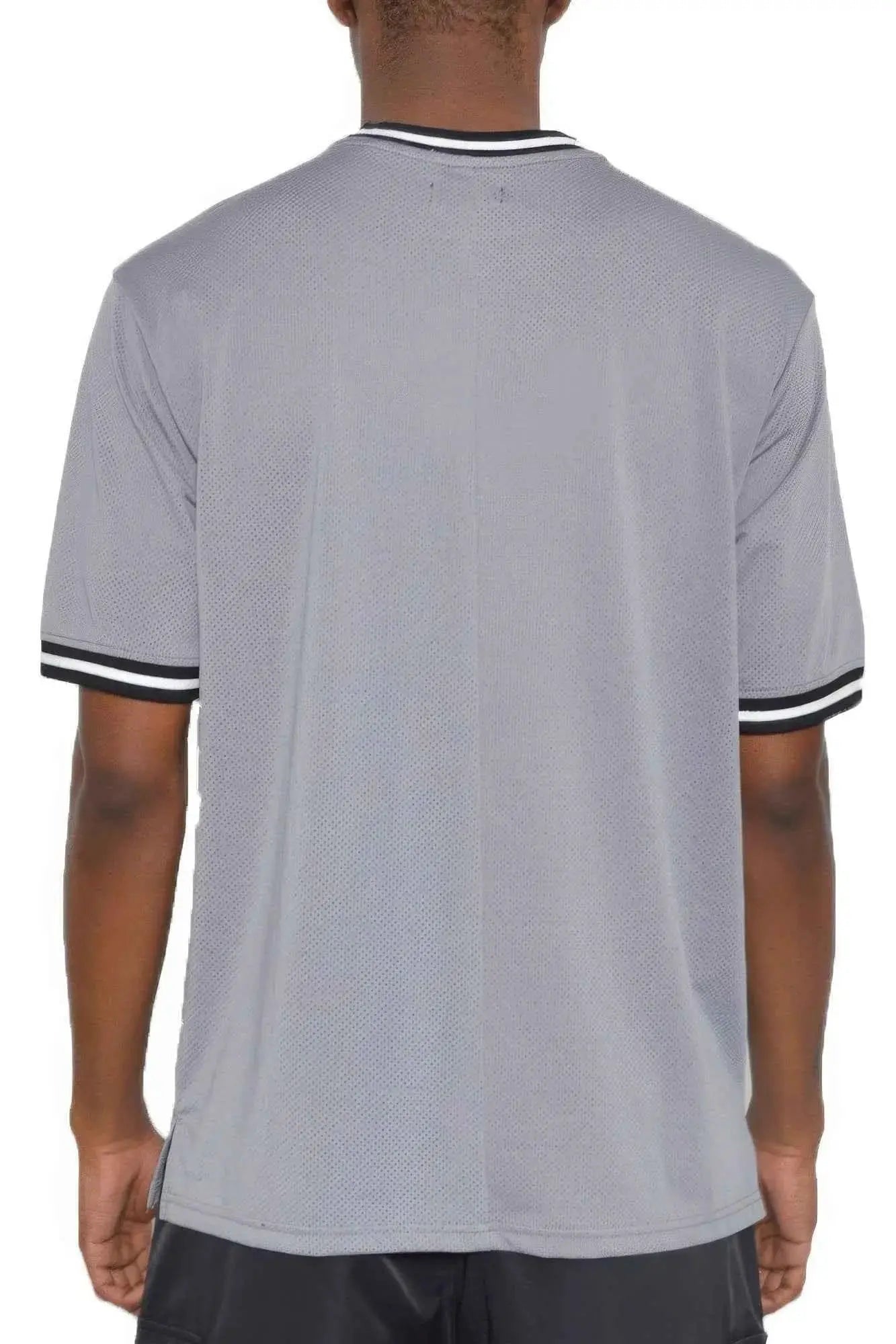 Micromesh Round Neck Tshirt - Mr Lou’s Place