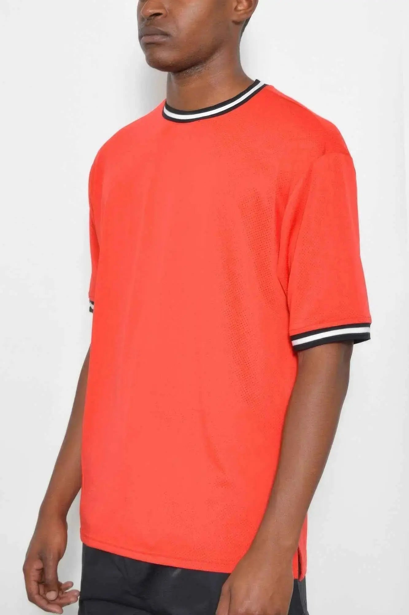 Micromesh Round Neck Tshirt - Mr Lou’s Place