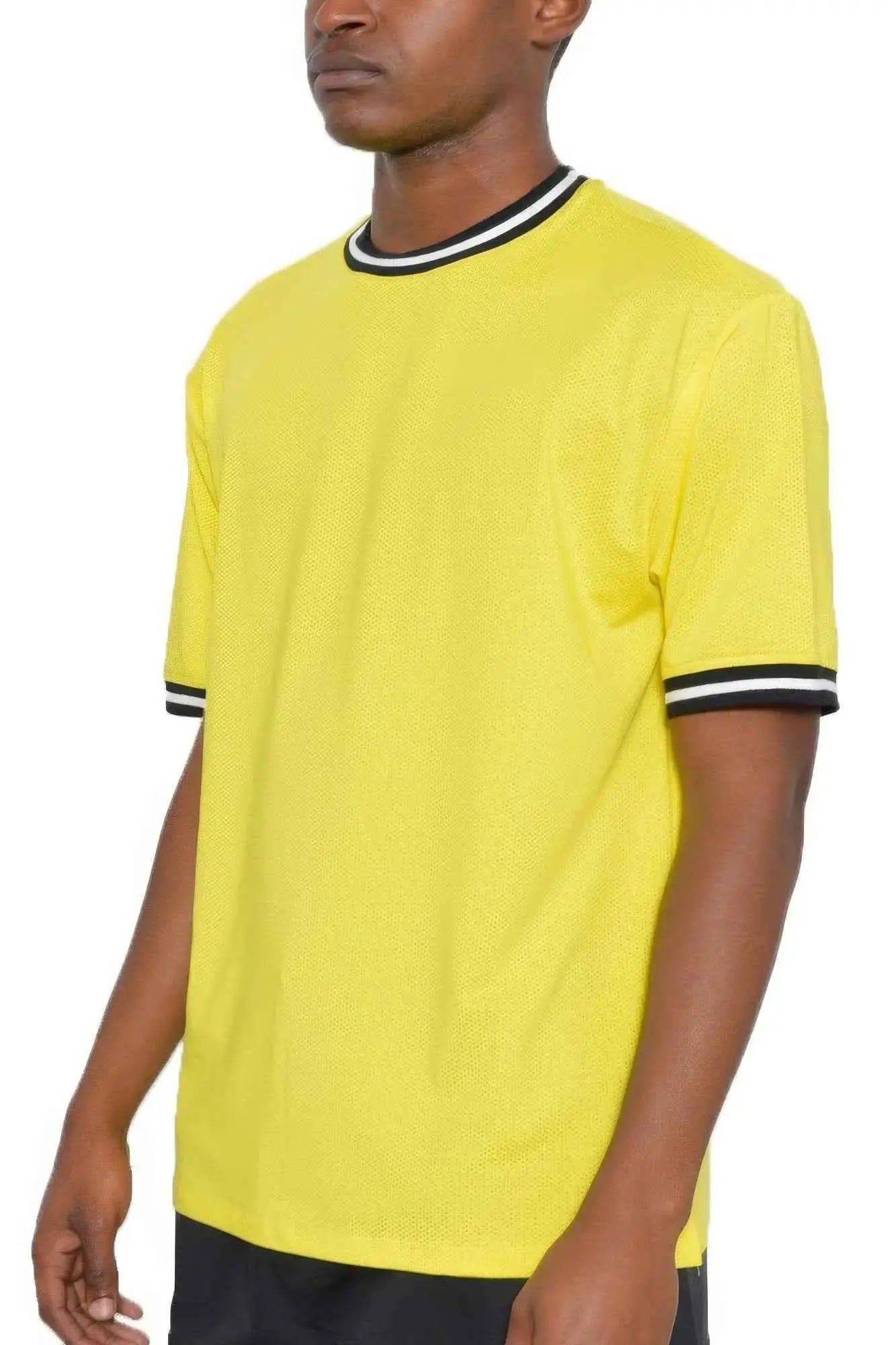 Micromesh Round Neck Tshirt - Mr Lou’s Place