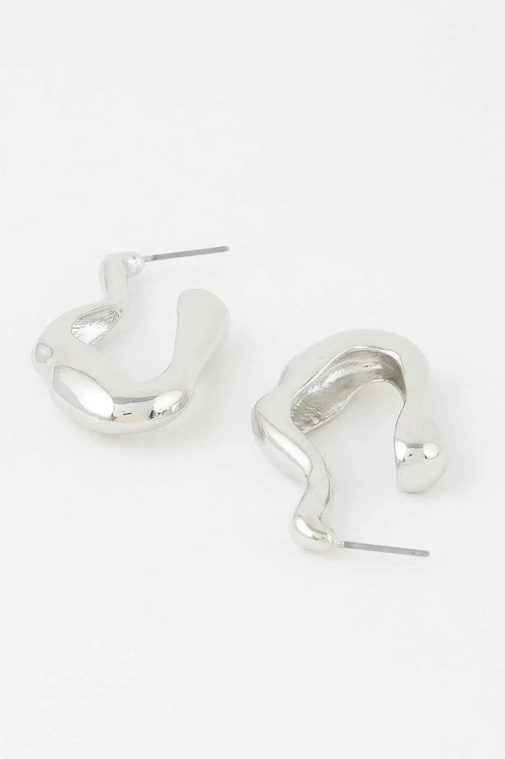 Molten Hoop Earrings - Mr Lou’s Place
