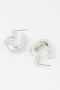 Molten Hoop Earrings - Mr Lou’s Place