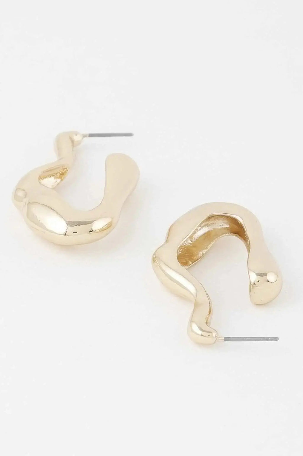 Molten Hoop Earrings - Mr Lou’s Place