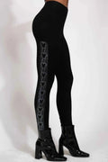 Mouse Ears Crystal Studded High Waisted Leggings - Mr Lou’s Place