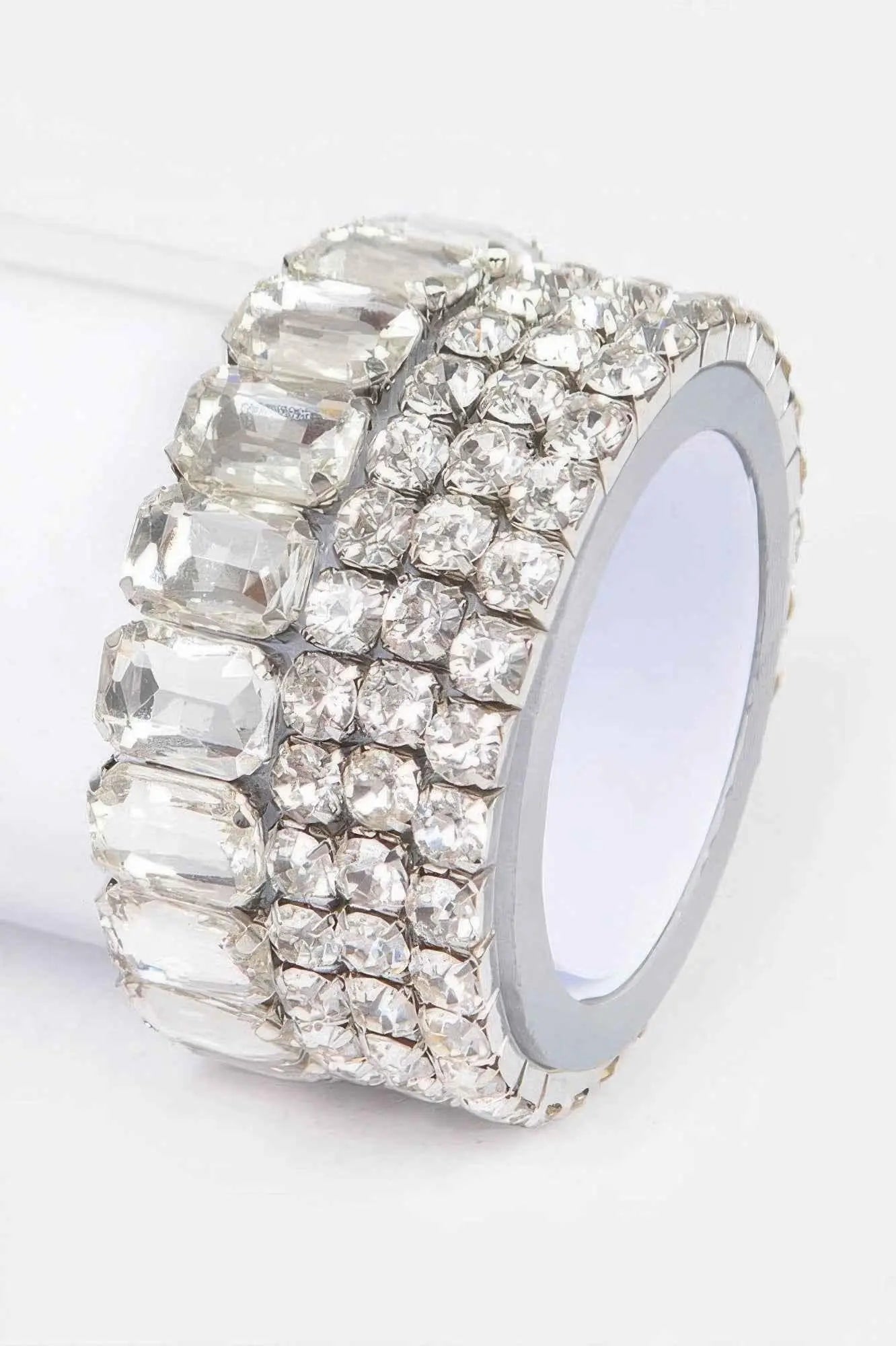 Multi Acrylic Stone Stretch Bracelet - Mr Lou’s Place