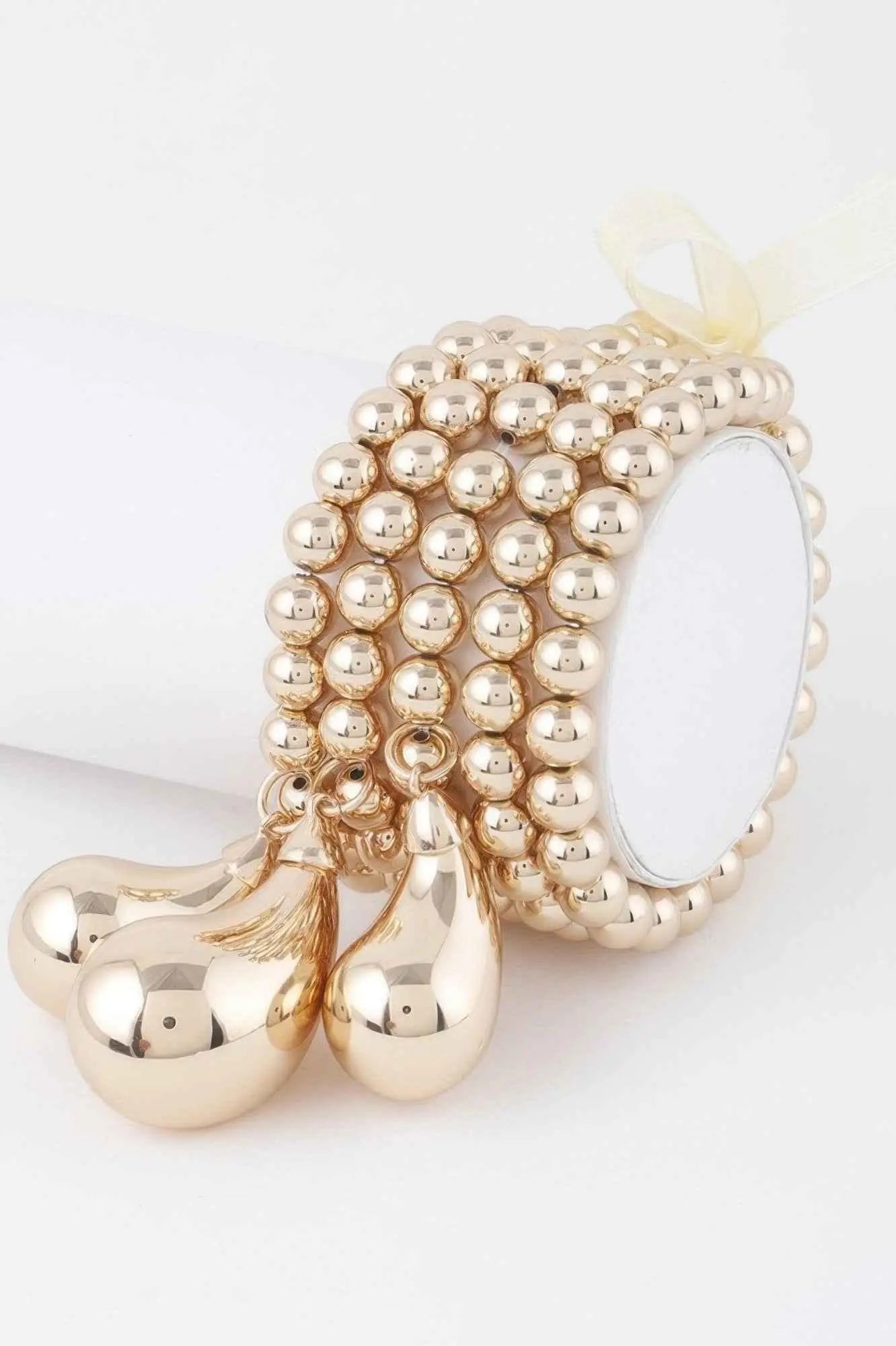 Multi Beaded Ribbon Bracelet - Mr Lou’s Place