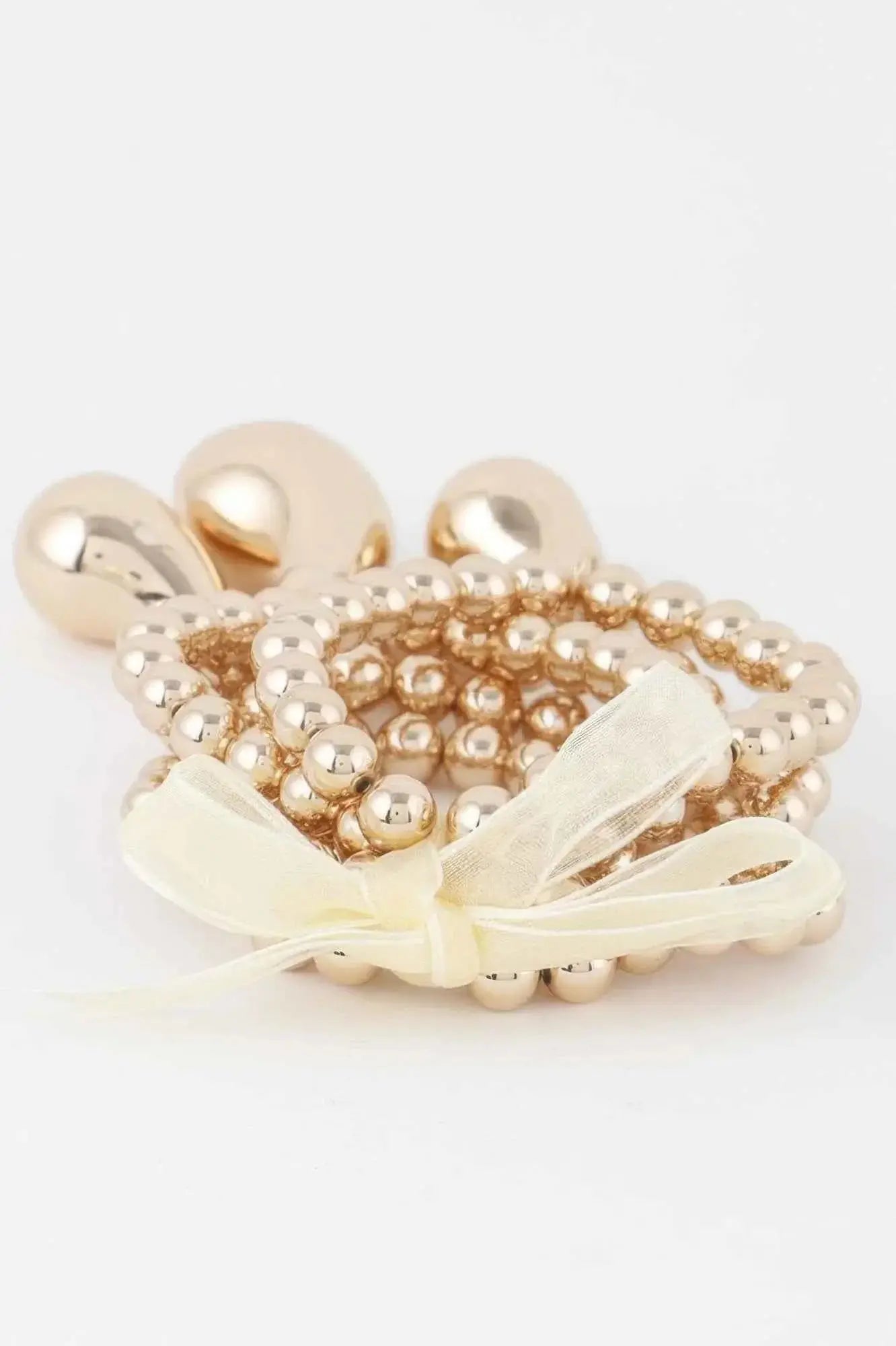 Multi Beaded Ribbon Bracelet - Mr Lou’s Place