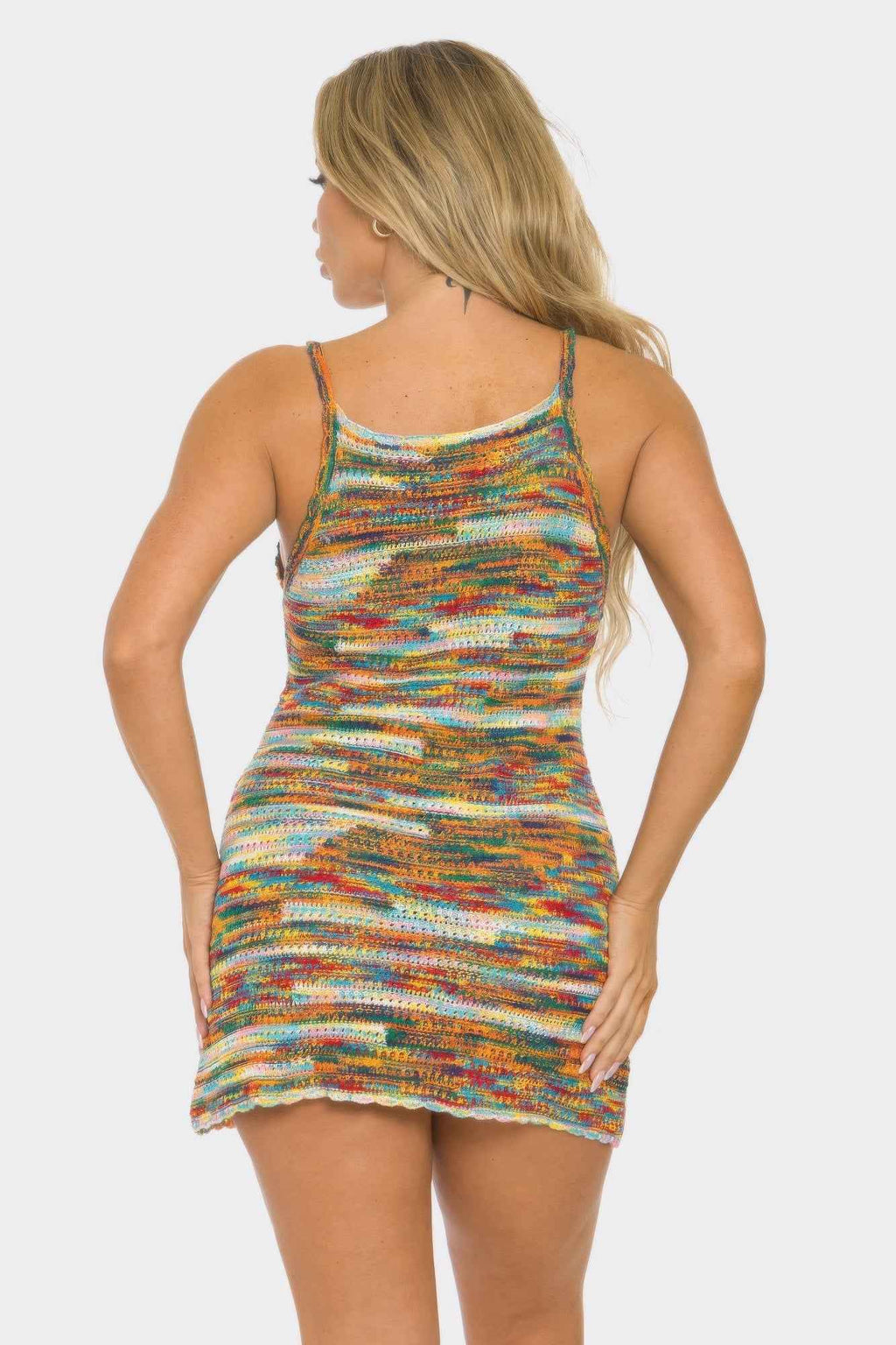 Multi Color Knit Dress - Mr Lou’s Place