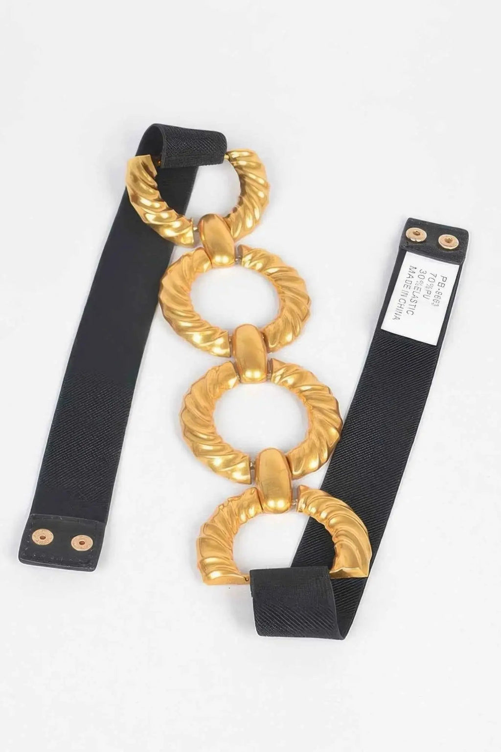 Multi Metal Buckle Elastic Belt - Mr Lou’s Place