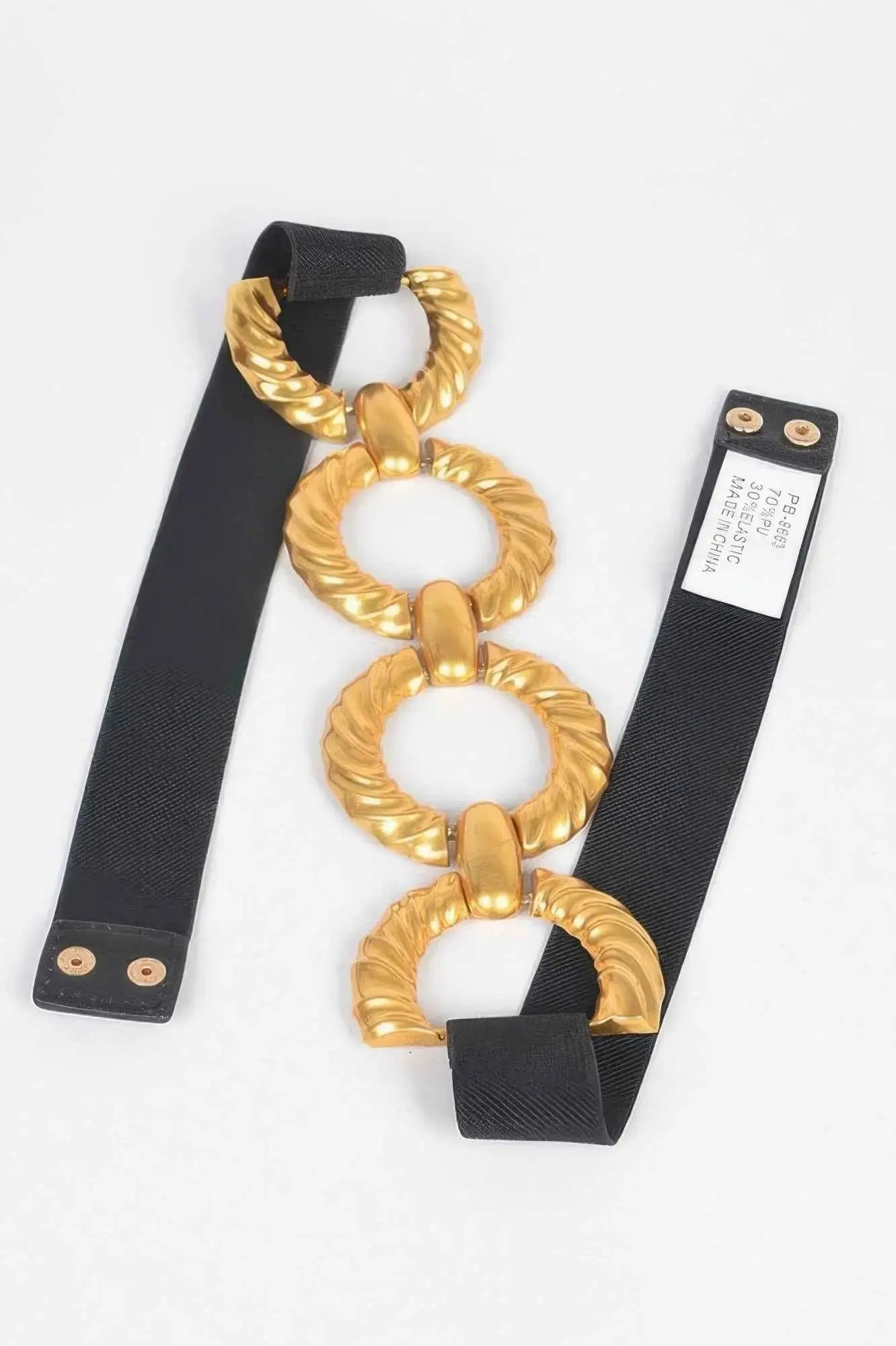 Multi Metal Buckle Elastic Belt - Mr Lou’s Place