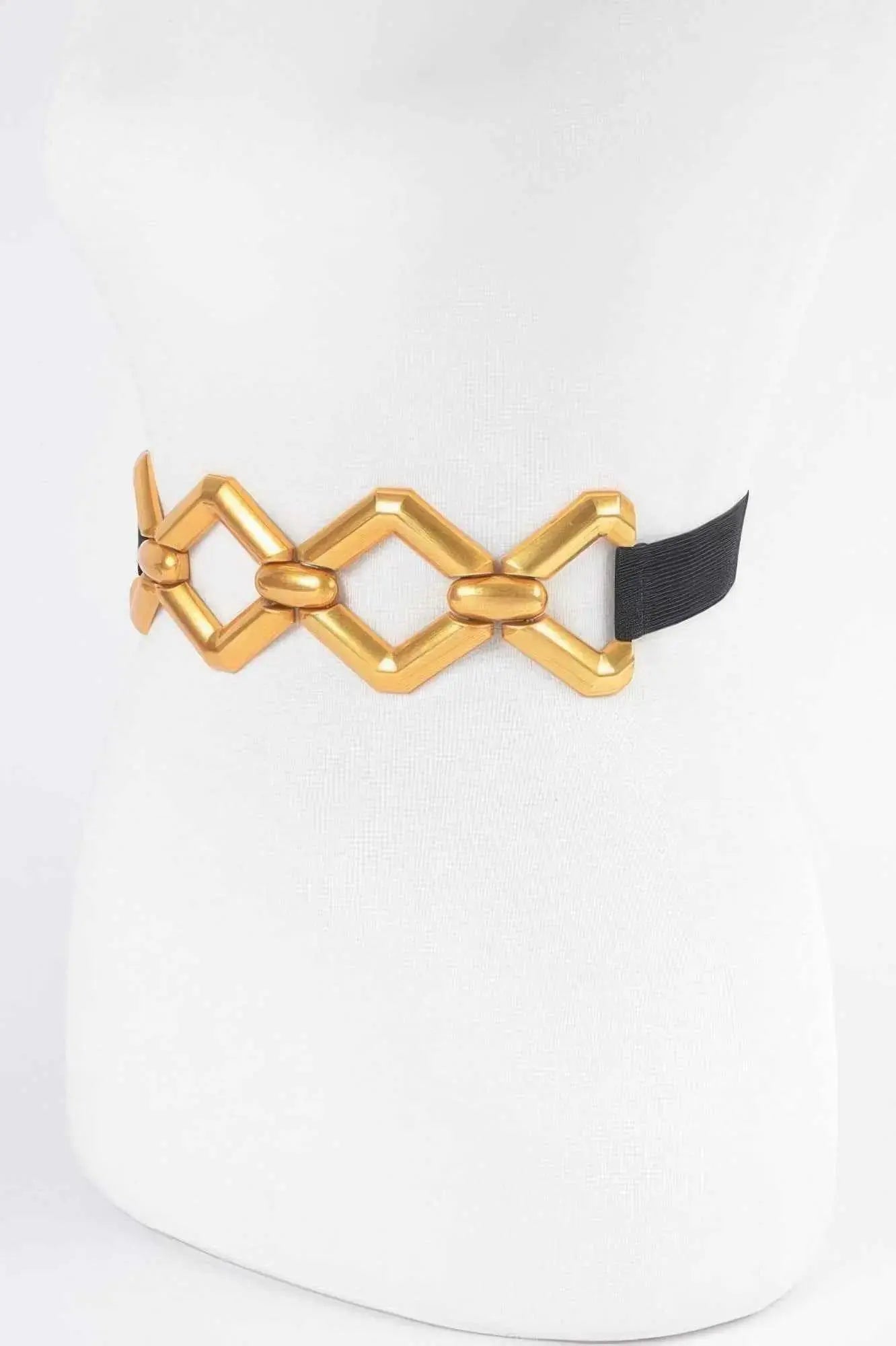 Multi Metal Buckle Elastic Plus Size Belt - Mr Lou’s Place
