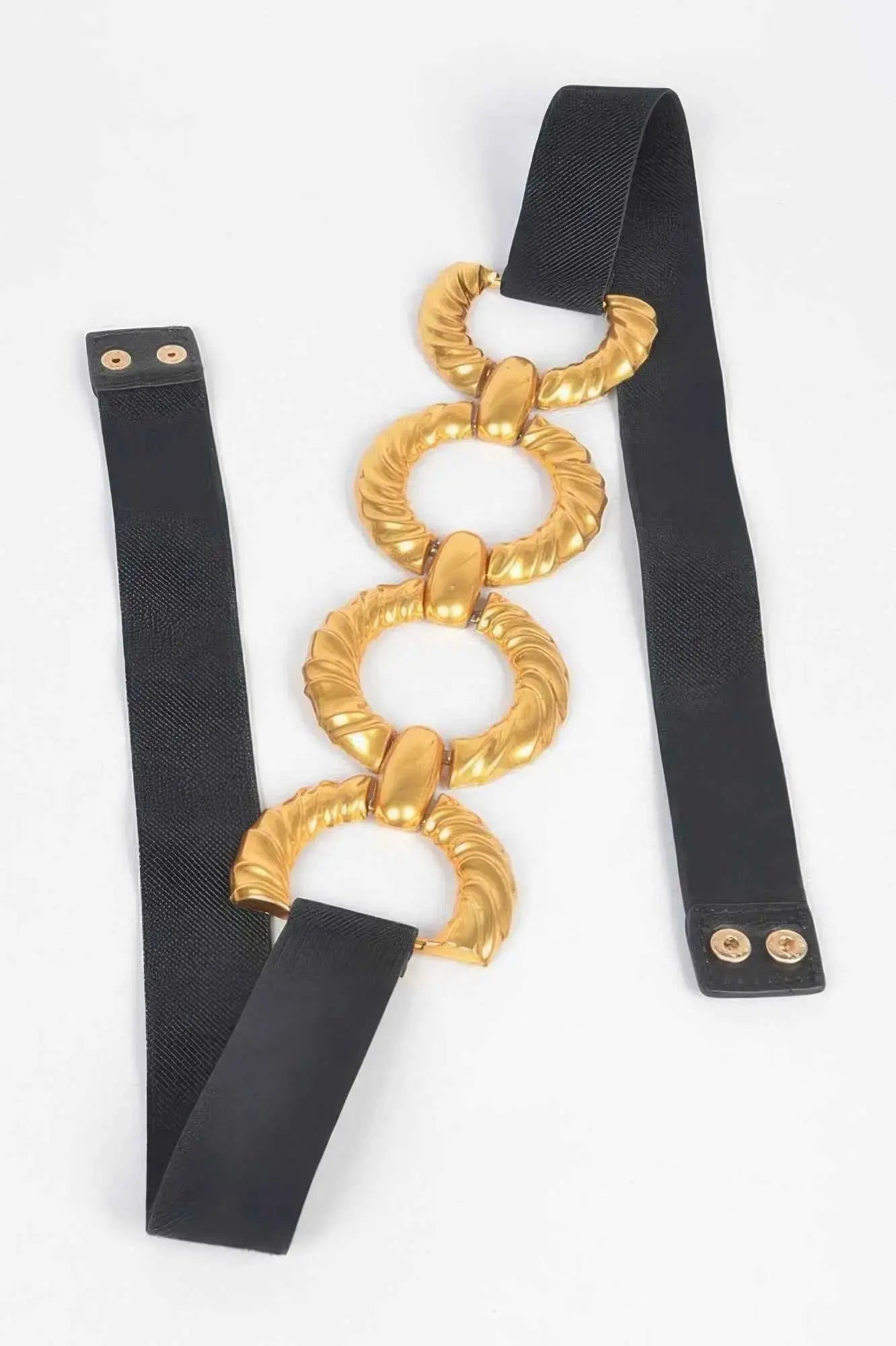 Multi Metal Buckle Elastic Plus Size Belt - Mr Lou’s Place