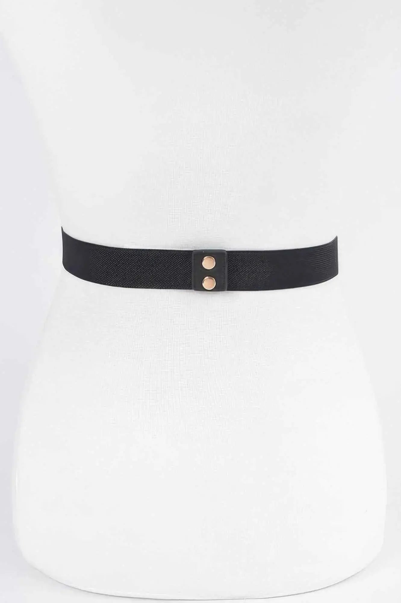 Multi Metal Buckle Elastic Plus Size Belt - Mr Lou’s Place