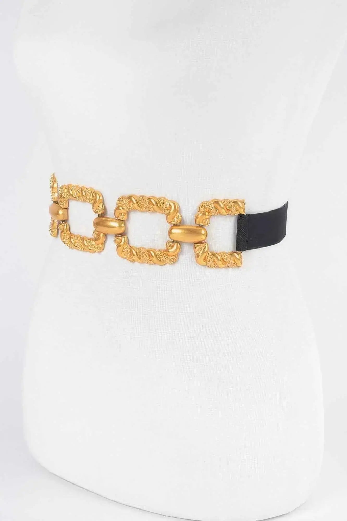 Multi Metal Buckle Elastic Plus Size Belt - Mr Lou’s Place