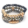 Multi Mix Bead Stretch Bracelet Set - Mr Lou’s Place