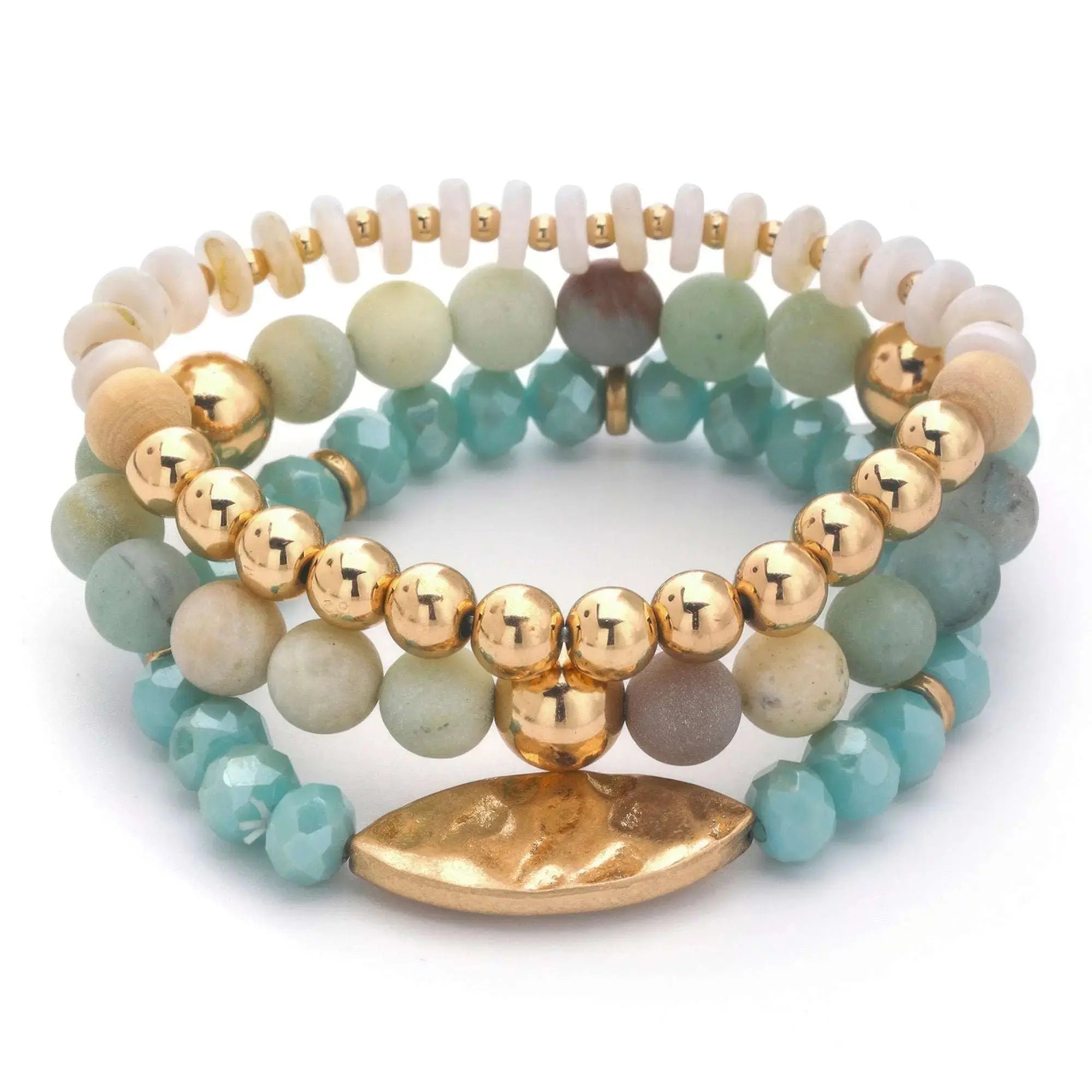 Multi Mix Bead Stretch Bracelet Set - Mr Lou’s Place