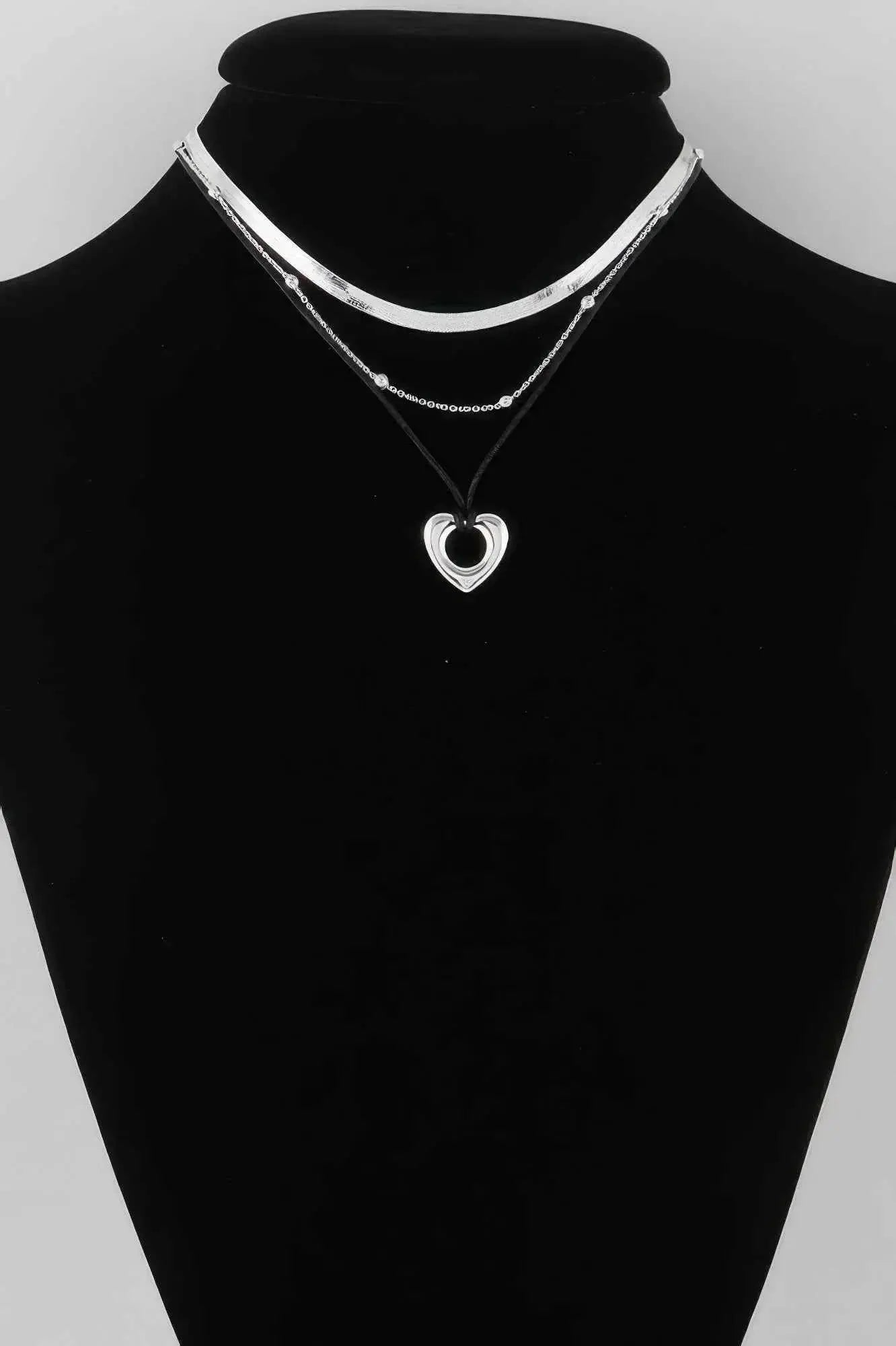 Multi Open Heart Necklace - Mr Lou’s Place