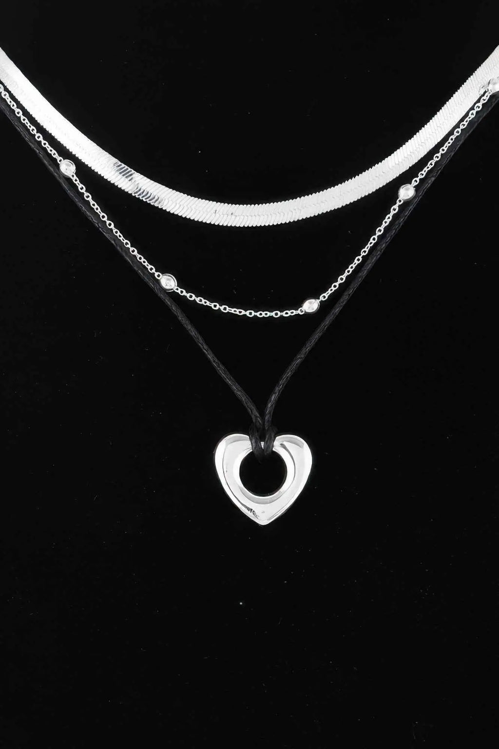 Multi Open Heart Necklace - Mr Lou’s Place