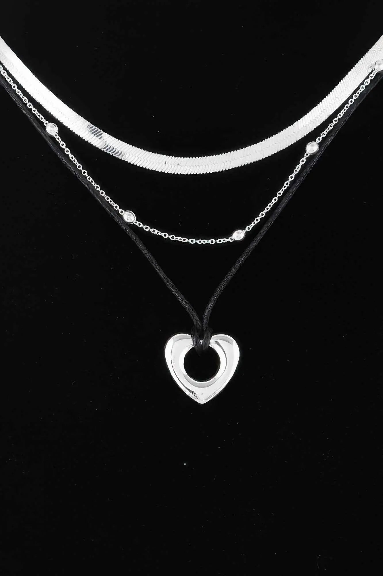 Multi Open Heart Necklace - Mr Lou’s Place