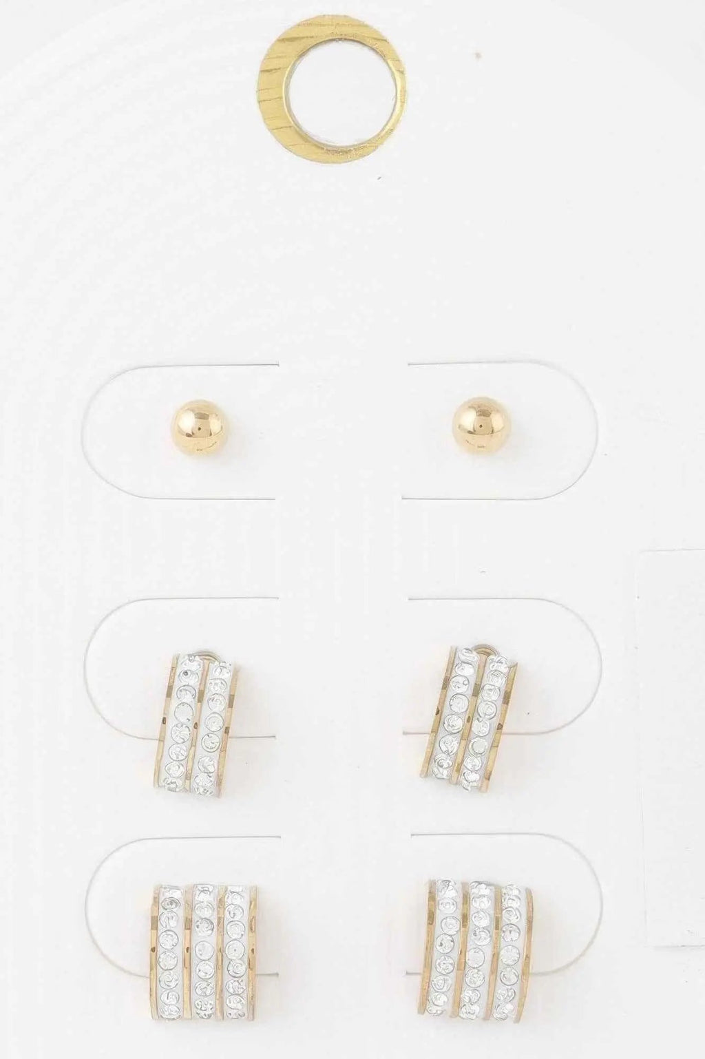 Multi Rhinestone Earrings Set - Mr Lou’s Place