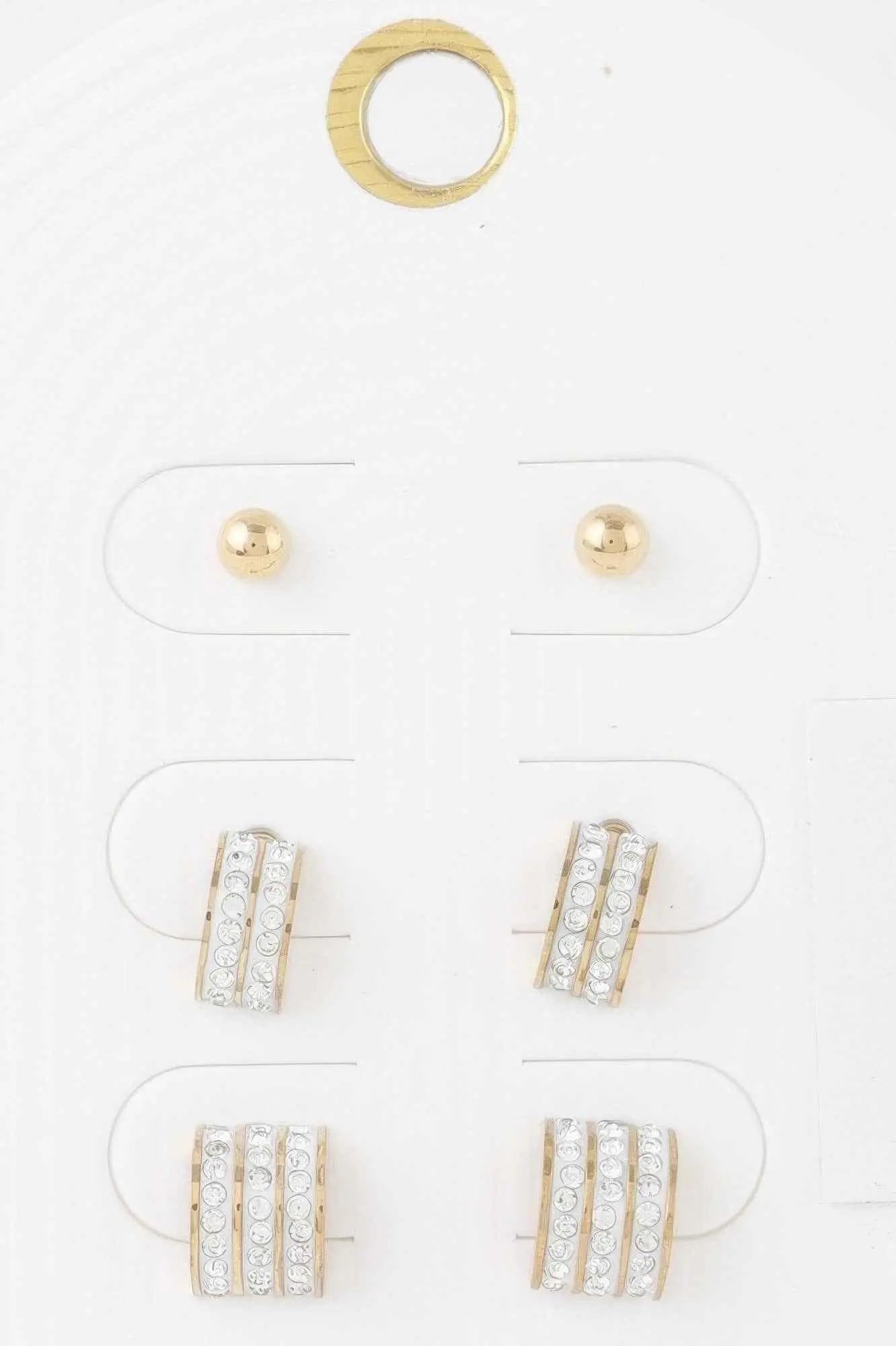 Multi Rhinestone Earrings Set - Mr Lou’s Place