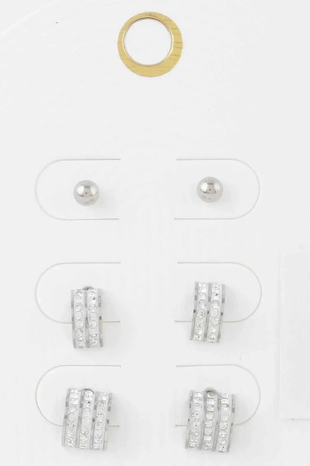 Multi Rhinestone Earrings Set - Mr Lou’s Place