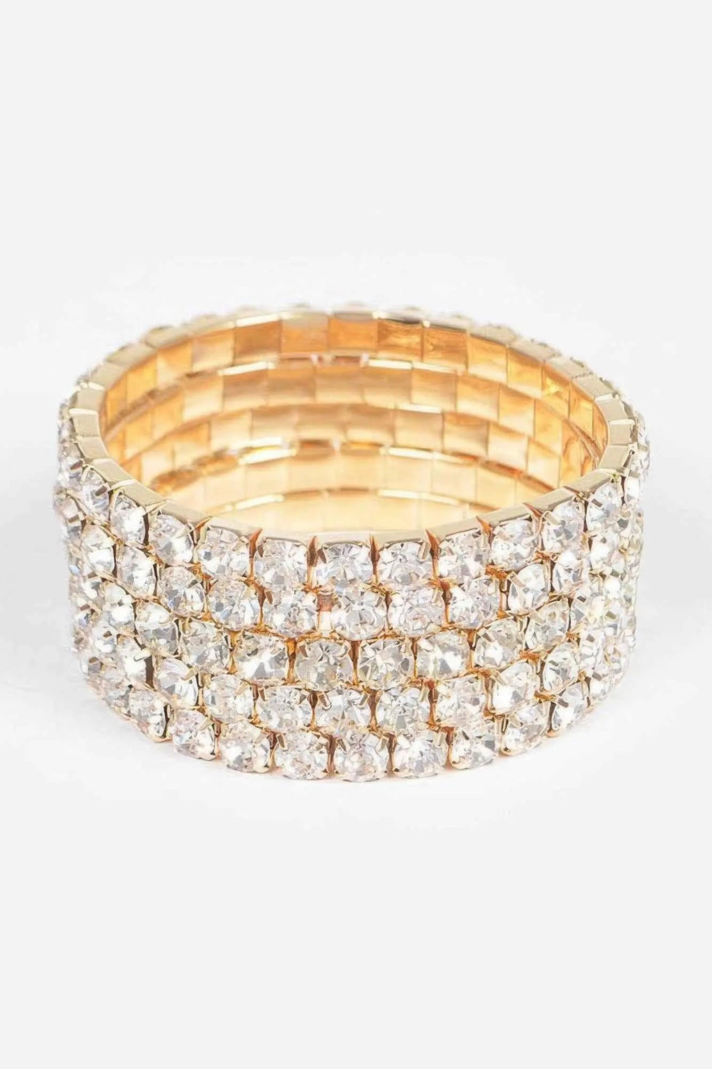 Multi Rhinestone Stretch Bracelet - Mr Lou’s Place