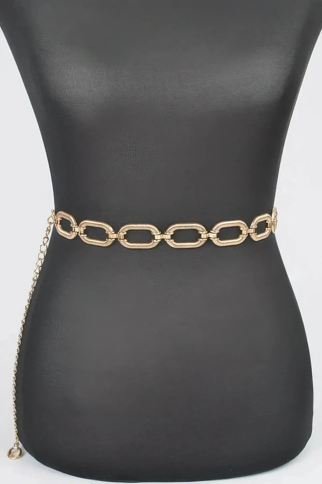 Oval Metal Plus Size Chain Belt - Mr Lou’s Place