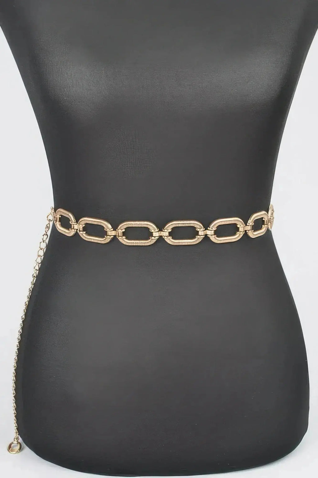 Oval Metal Plus Size Chain Belt - Mr Lou’s Place