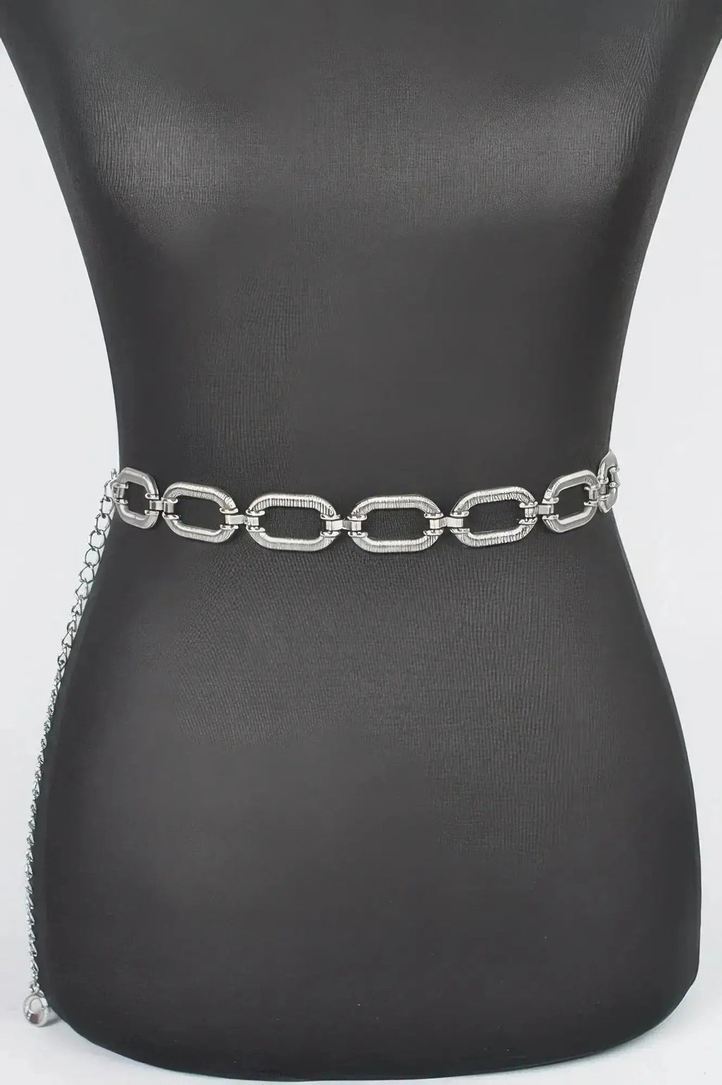 Oval Metal Plus Size Chain Belt - Mr Lou’s Place