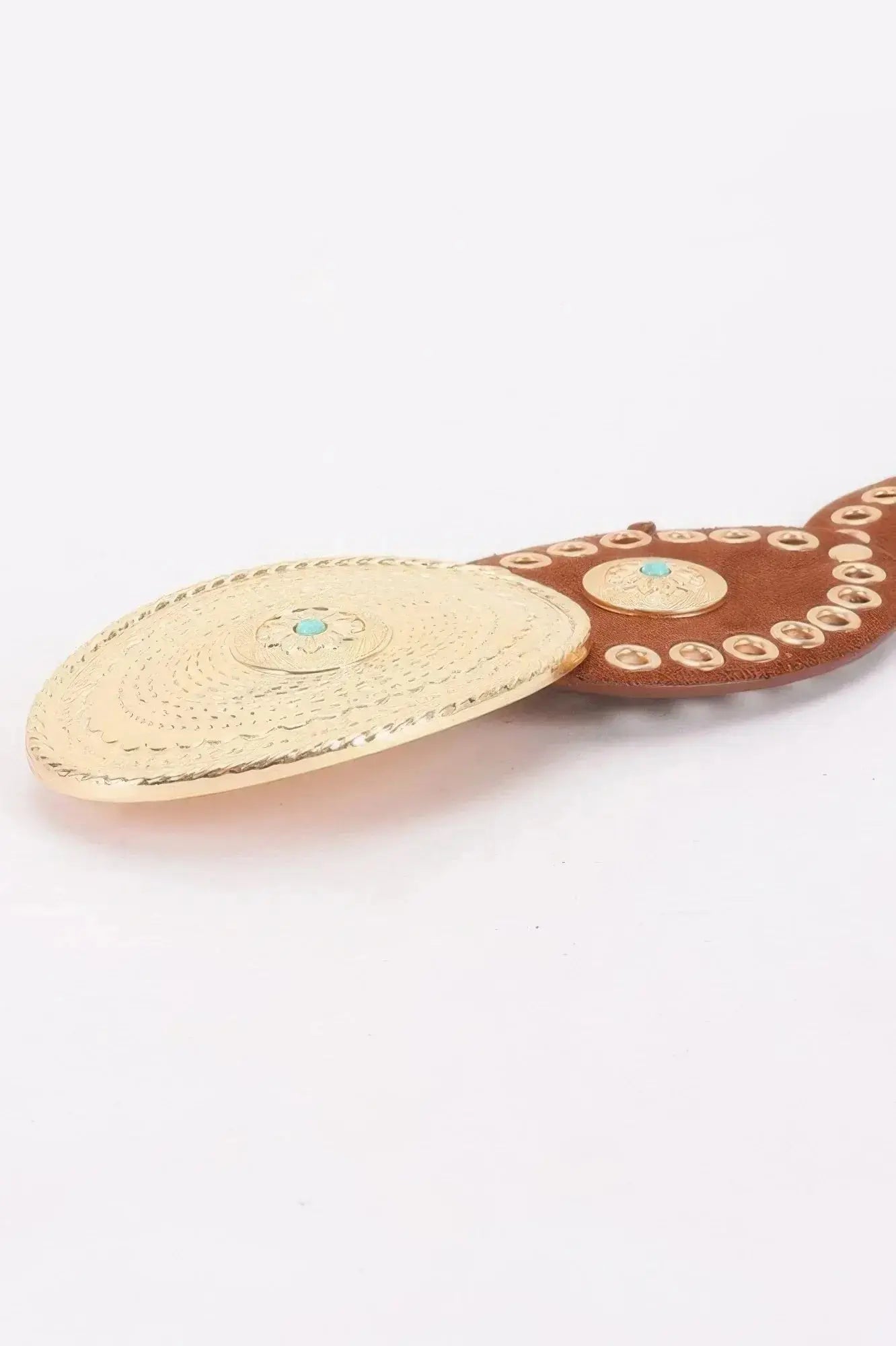 Oval Studded Statement Belt - Mr Lou’s Place