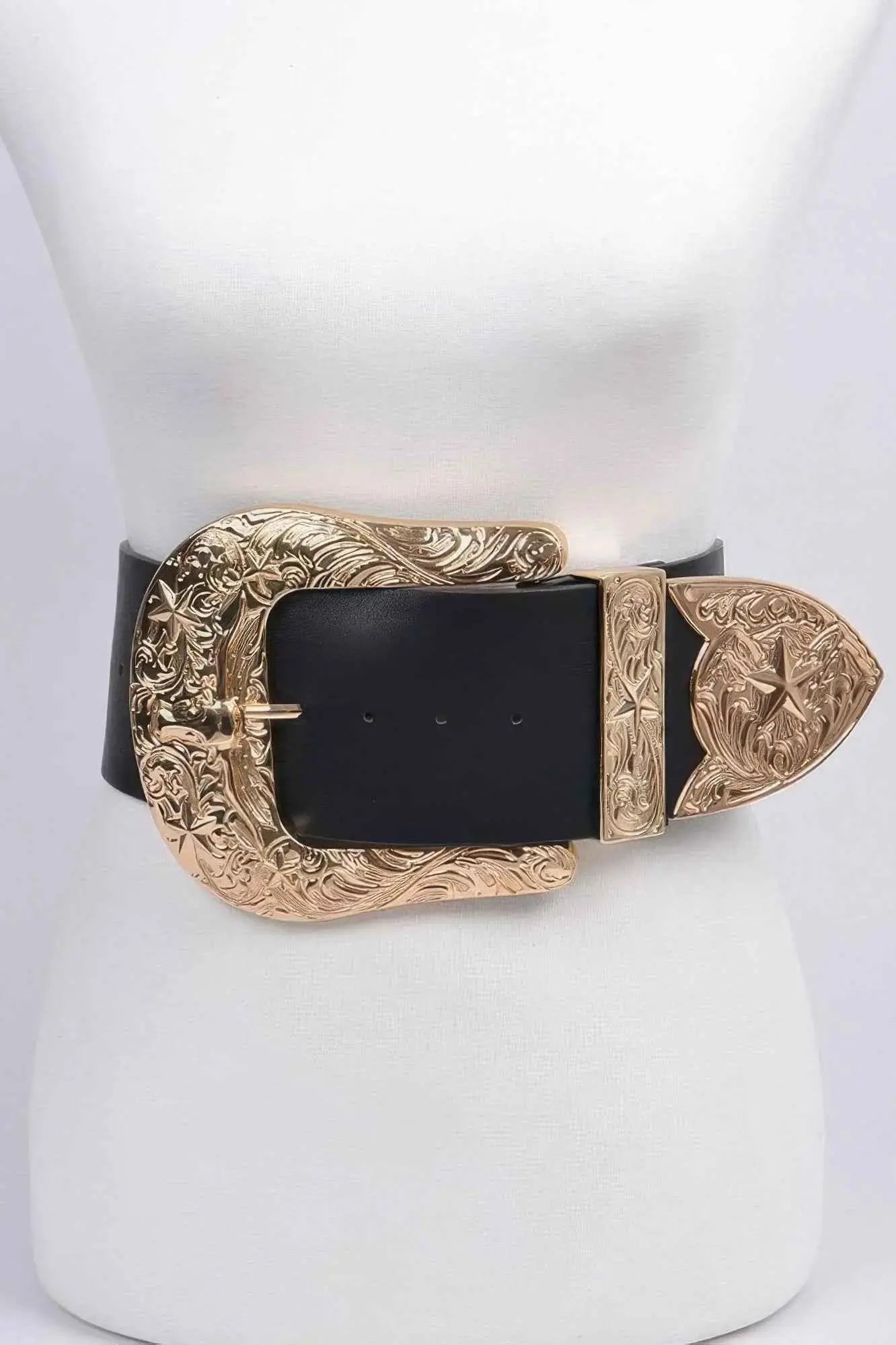 Oversized Buckle Plus Size Belt - Mr Lou’s Place