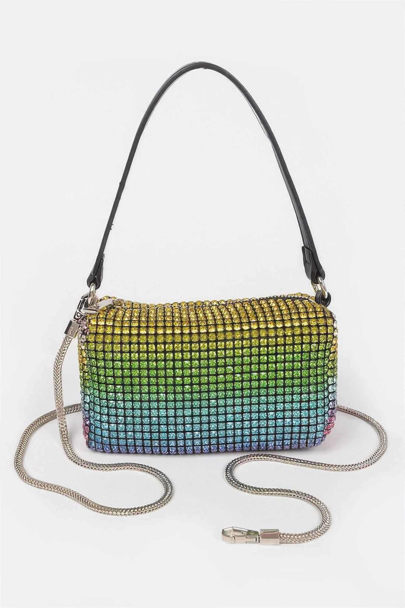 Oversized Rhinestone Clutch - Mr Lou’s Place