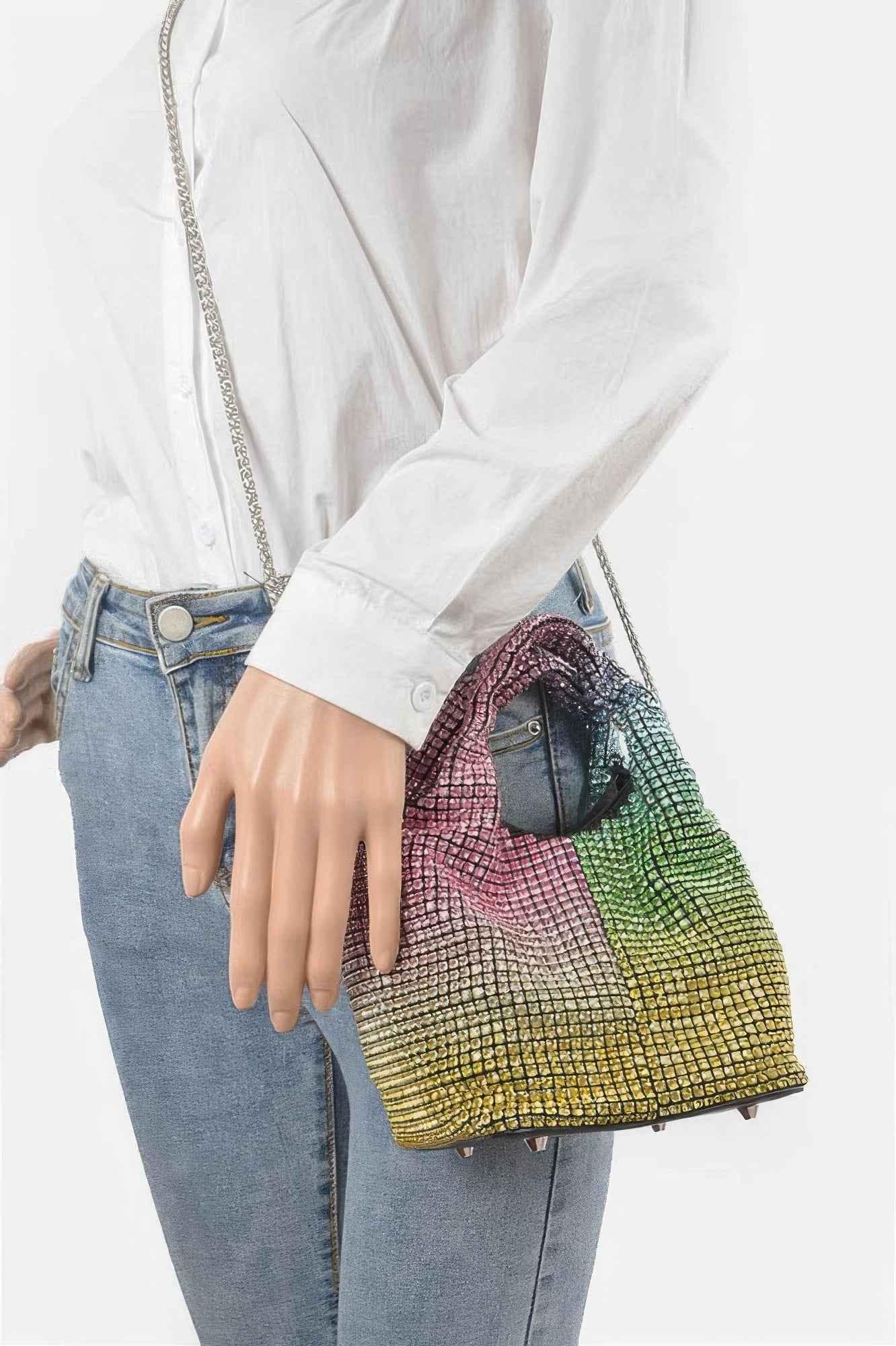 Ovesized Rhinestone Clutch - Mr Lou’s Place