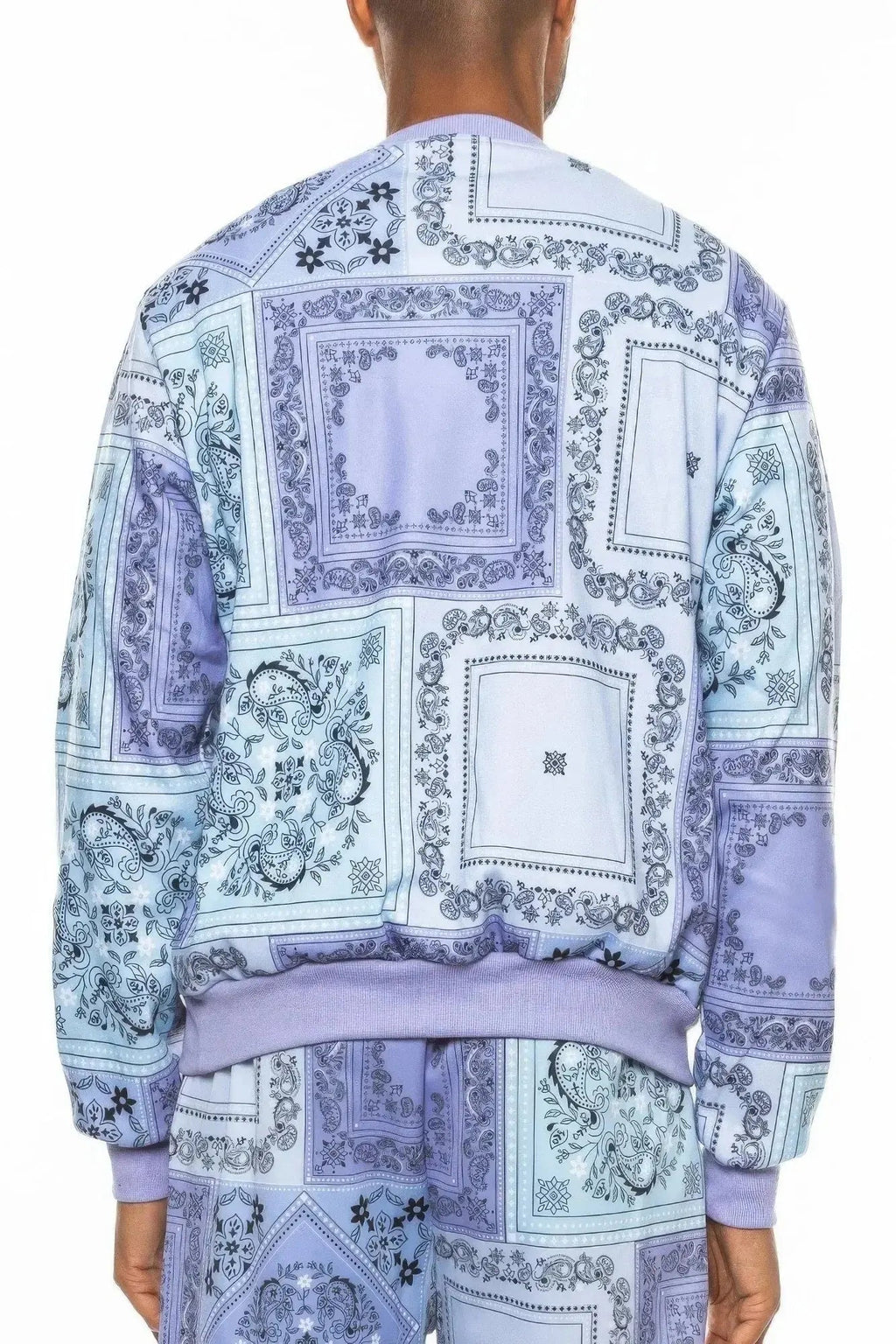 Paisley Bandana Print Crewneck - Mr Lou’s Place