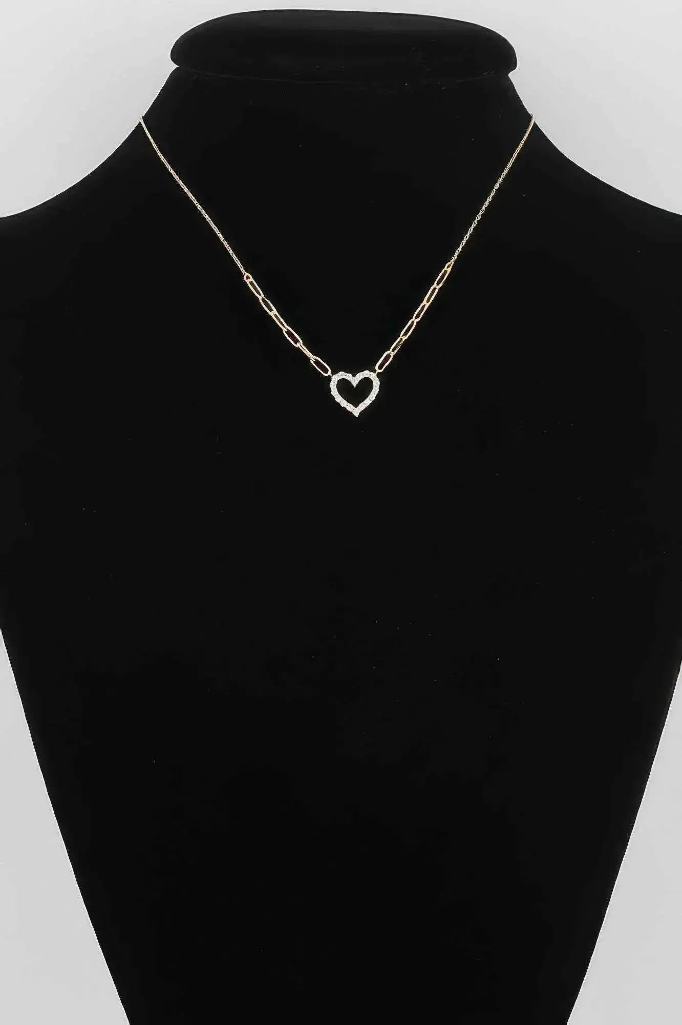 Paper Clip Heart Necklace - Mr Lou’s Place