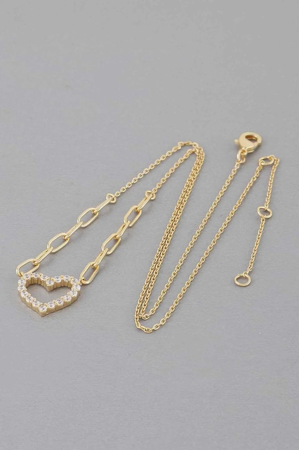 Paper Clip Heart Necklace - Mr Lou’s Place