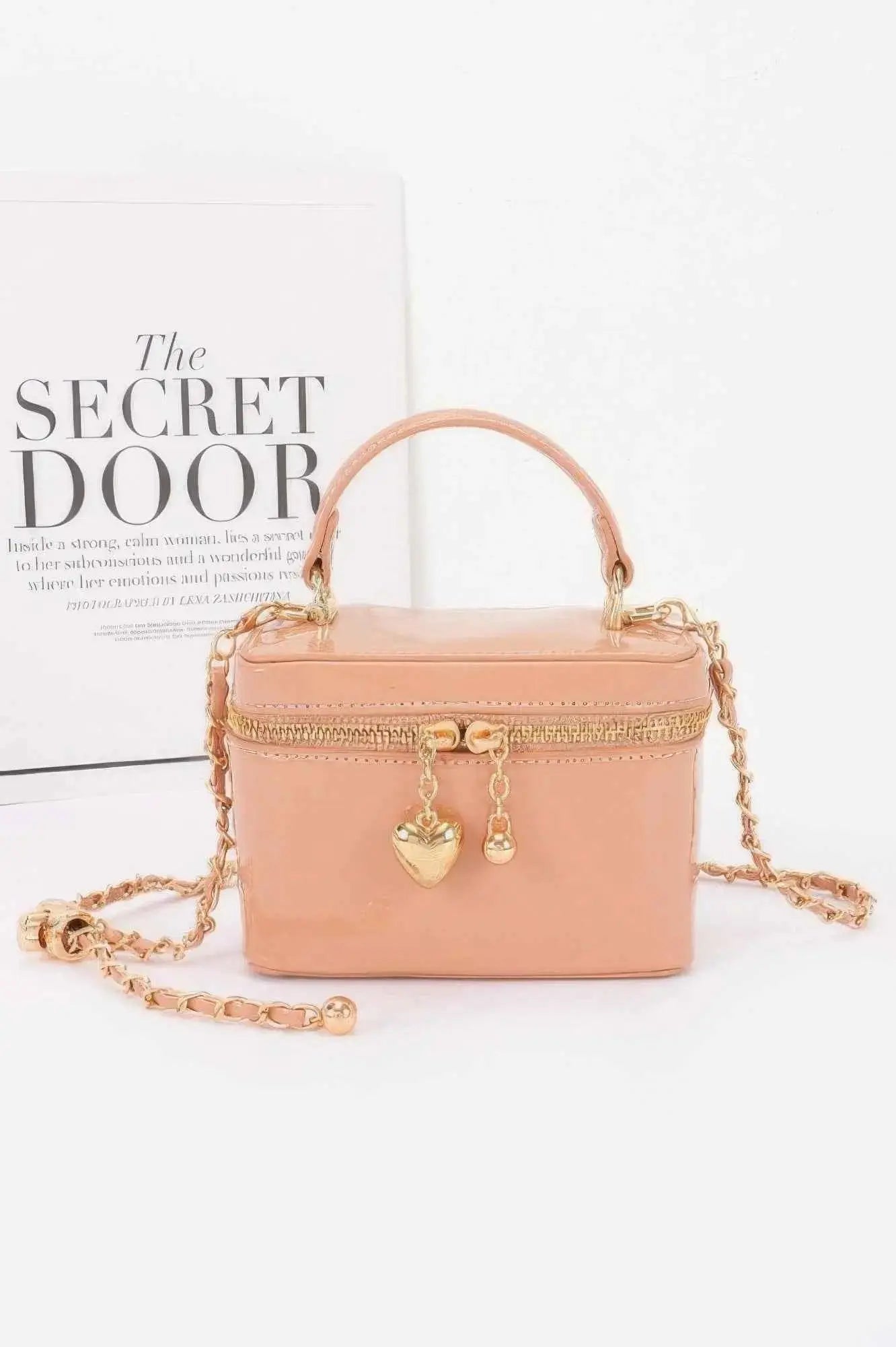 Patent Faux Leather Envelope Clutch - Mr Lou’s Place