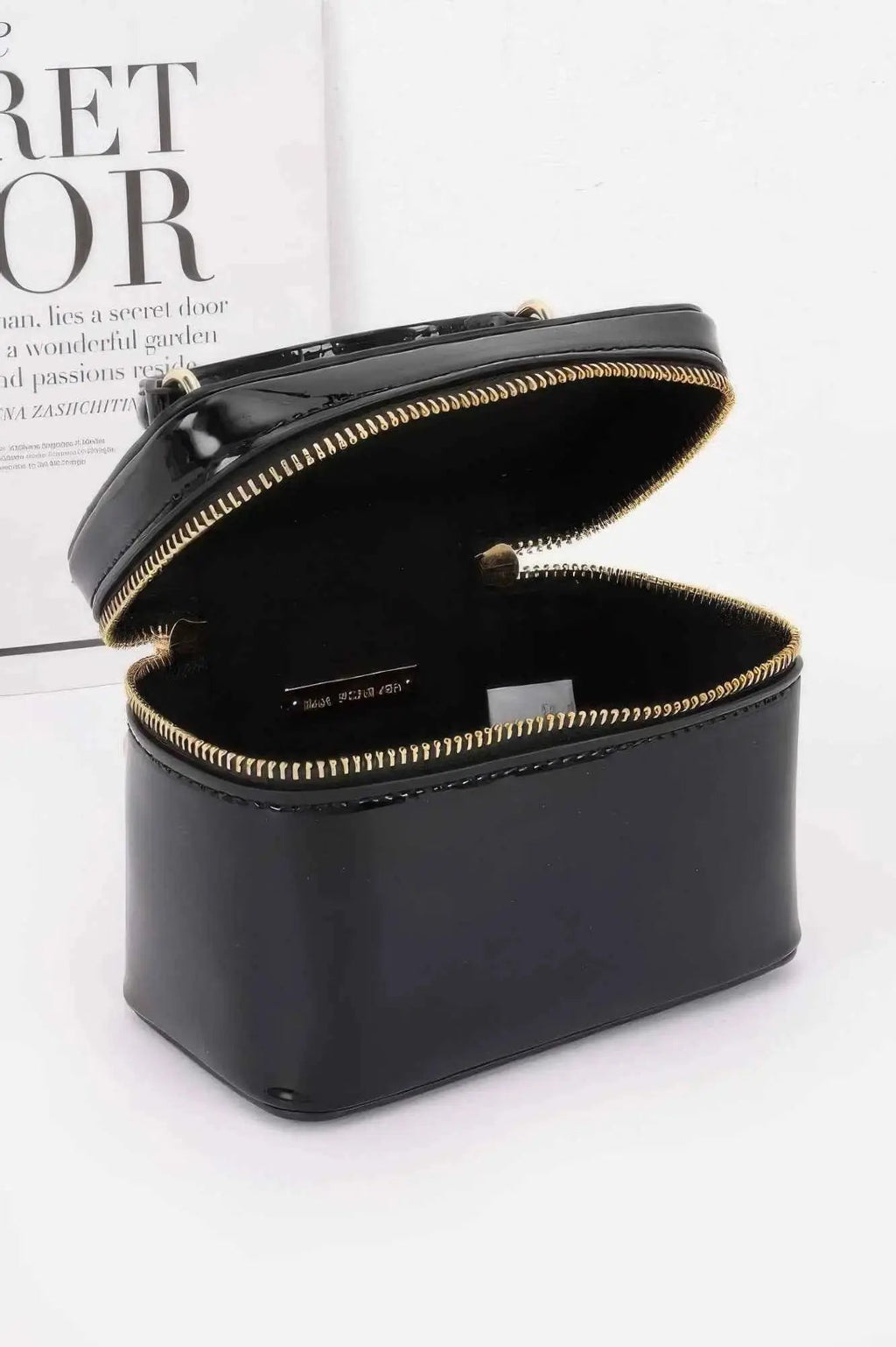 Patent Faux Leather Envelope Clutch - Mr Lou’s Place