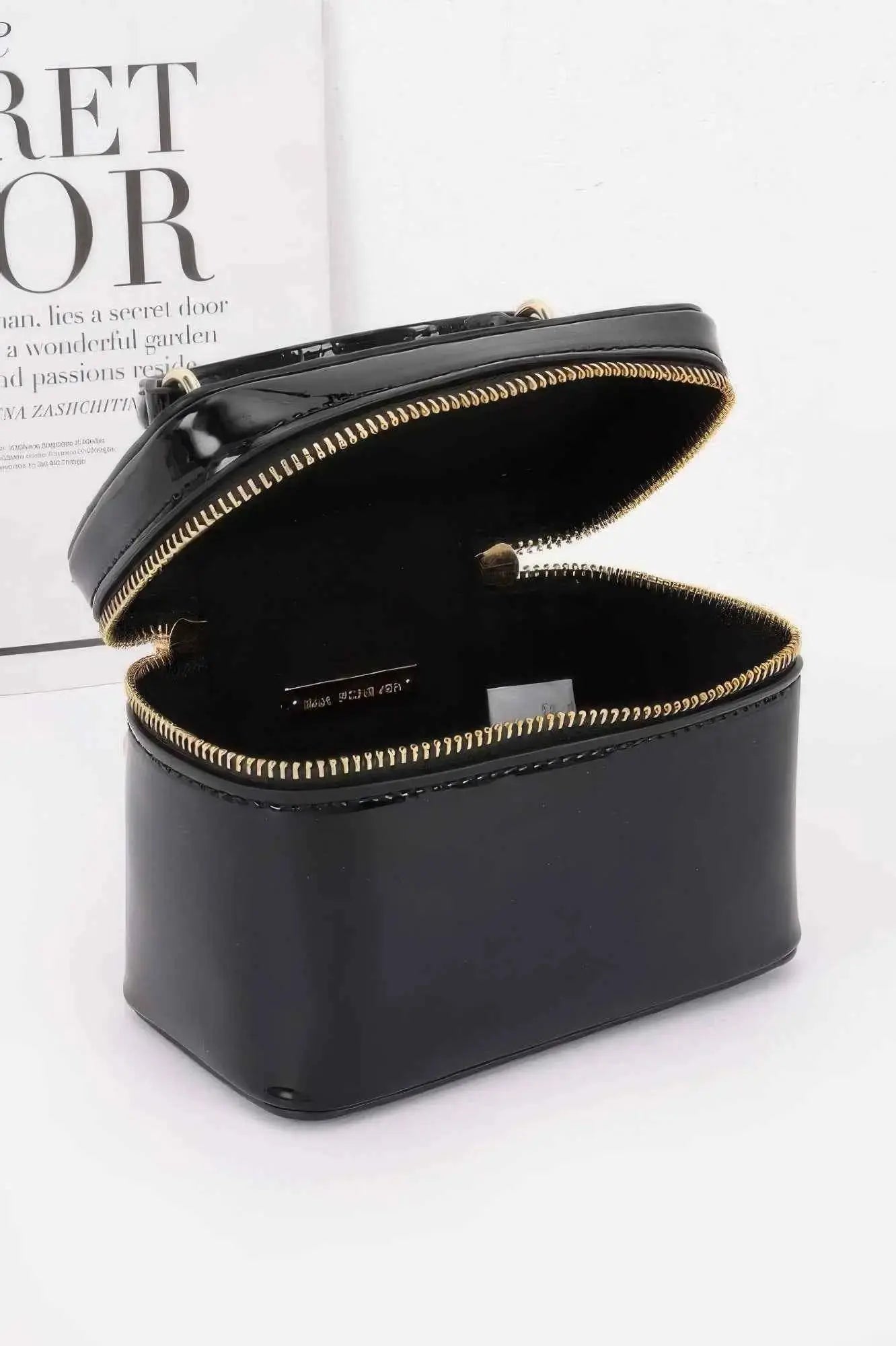Patent Faux Leather Envelope Clutch - Mr Lou’s Place