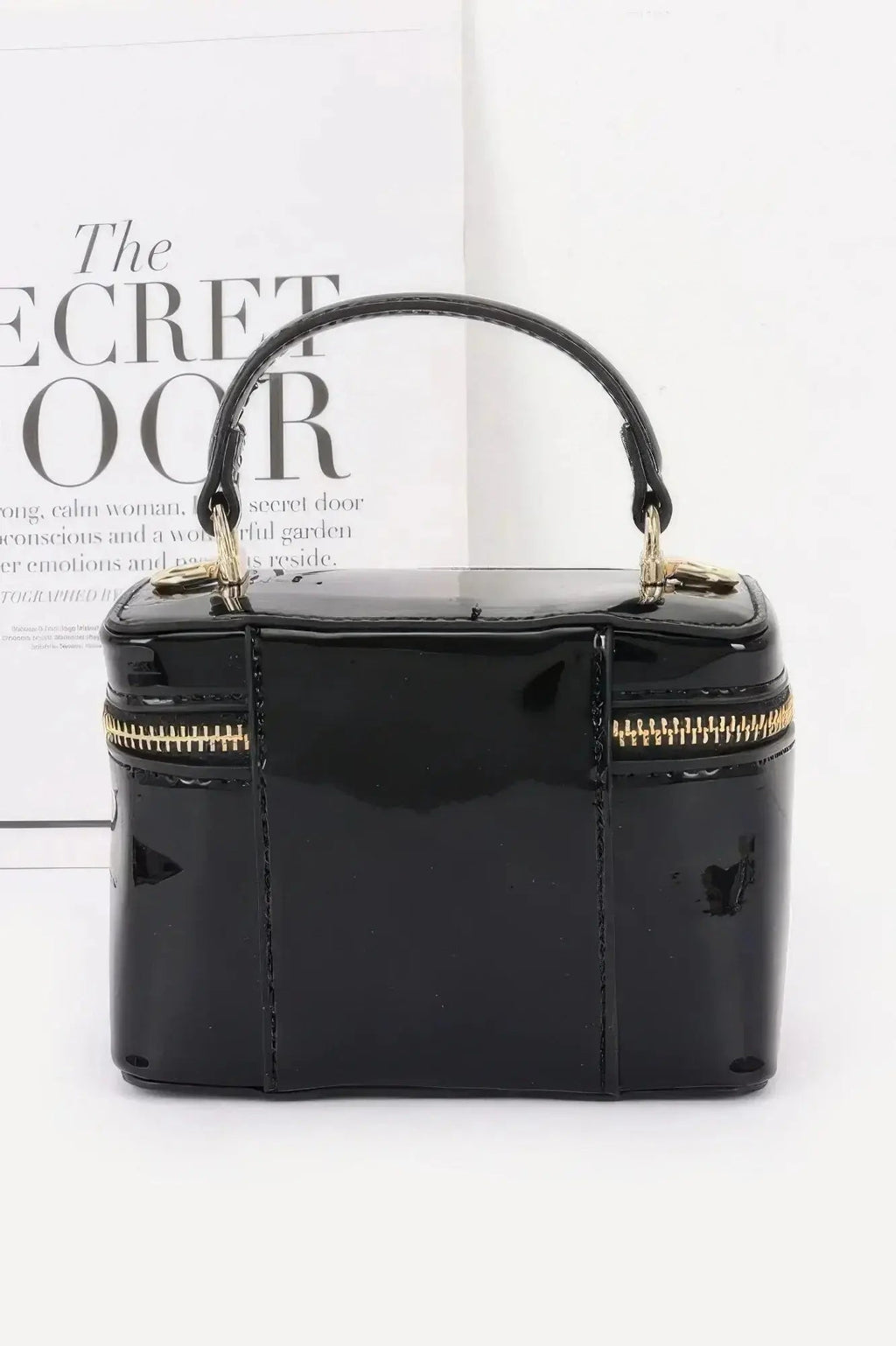 Patent Faux Leather Envelope Clutch - Mr Lou’s Place