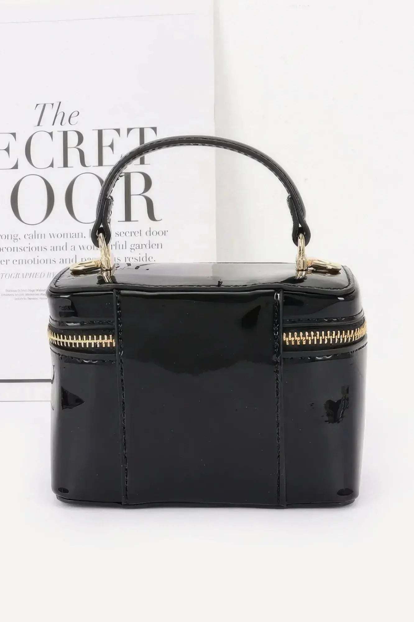 Patent Faux Leather Envelope Clutch - Mr Lou’s Place