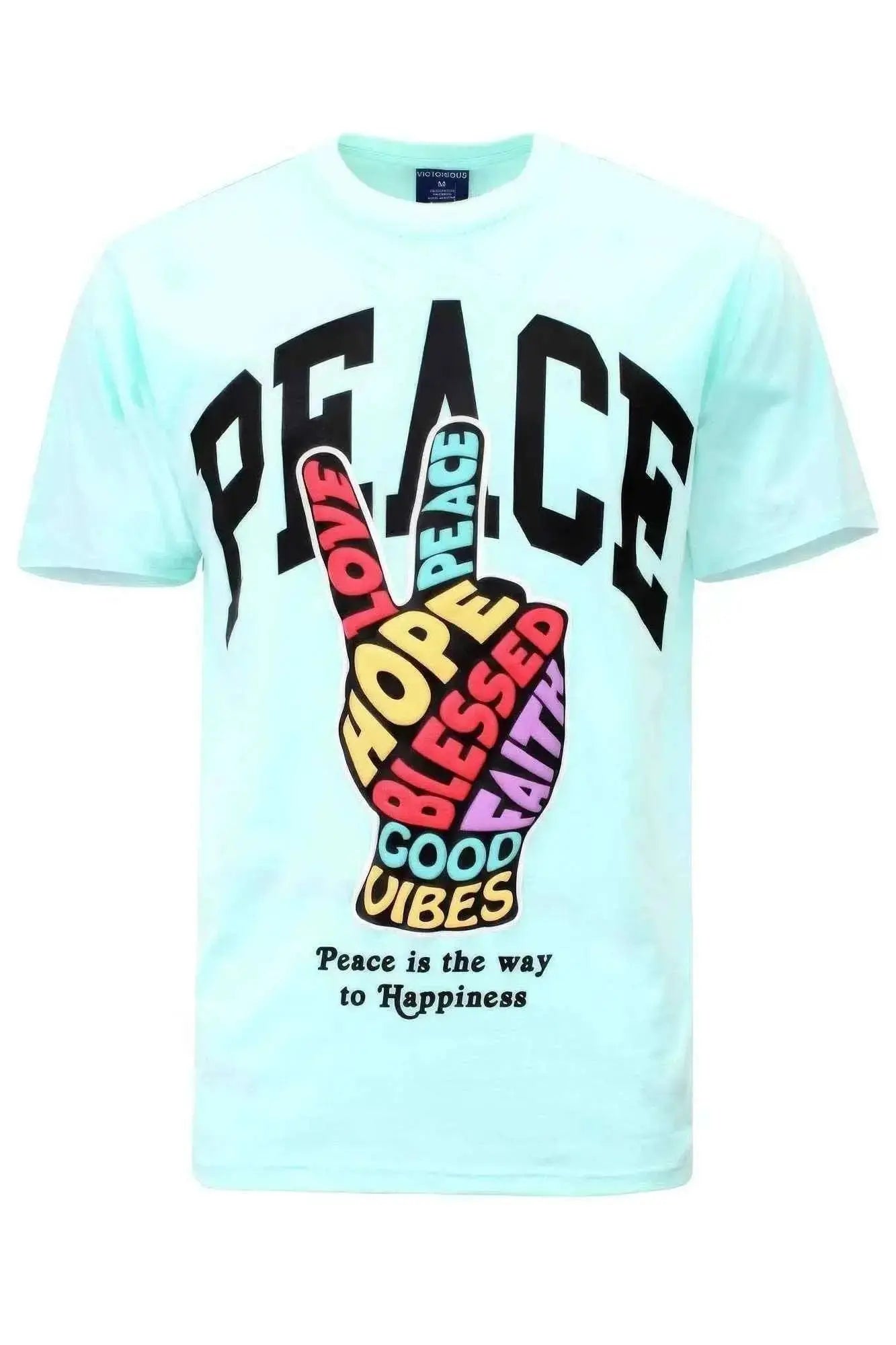 Peace Hand Sign T-shirts - Mr Lou’s Place