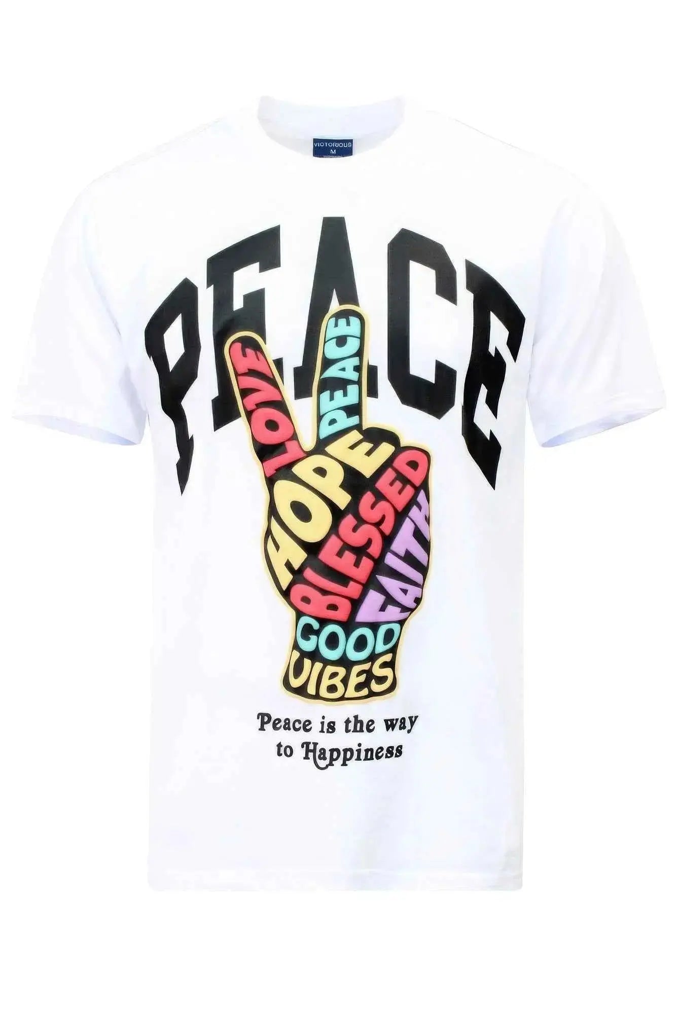 Peace Hand Sign T-shirts - Mr Lou’s Place