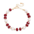 Pearl Beaded Metal Bracelet - Mr Lou’s Place
