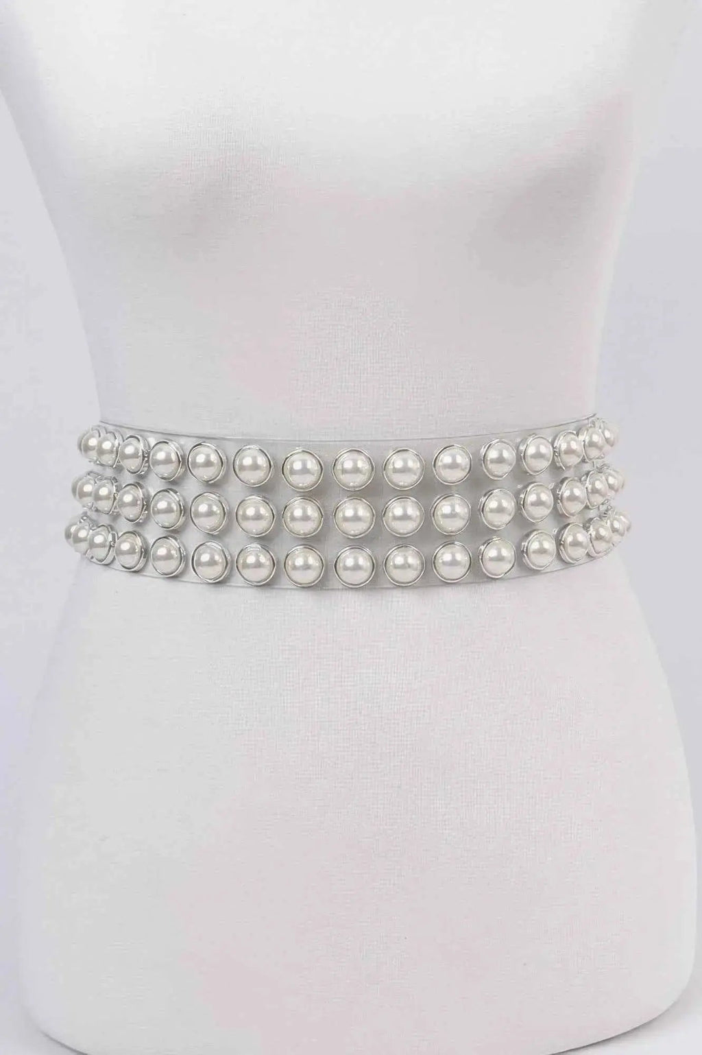 Pearl See Through Belt - Mr Lou’s Place